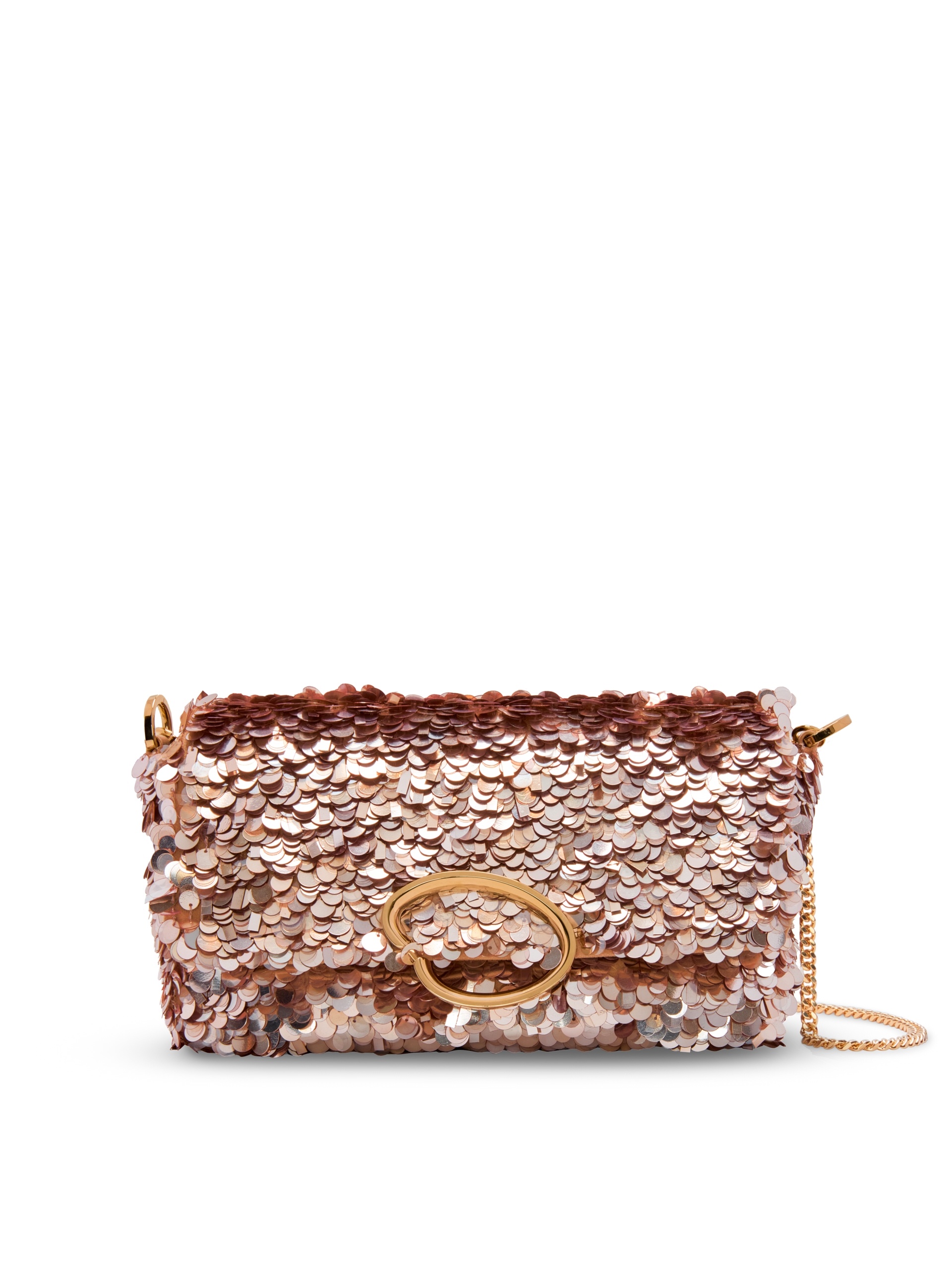 SEQUIN EMBROIDERED SHOULDER BAG - 1