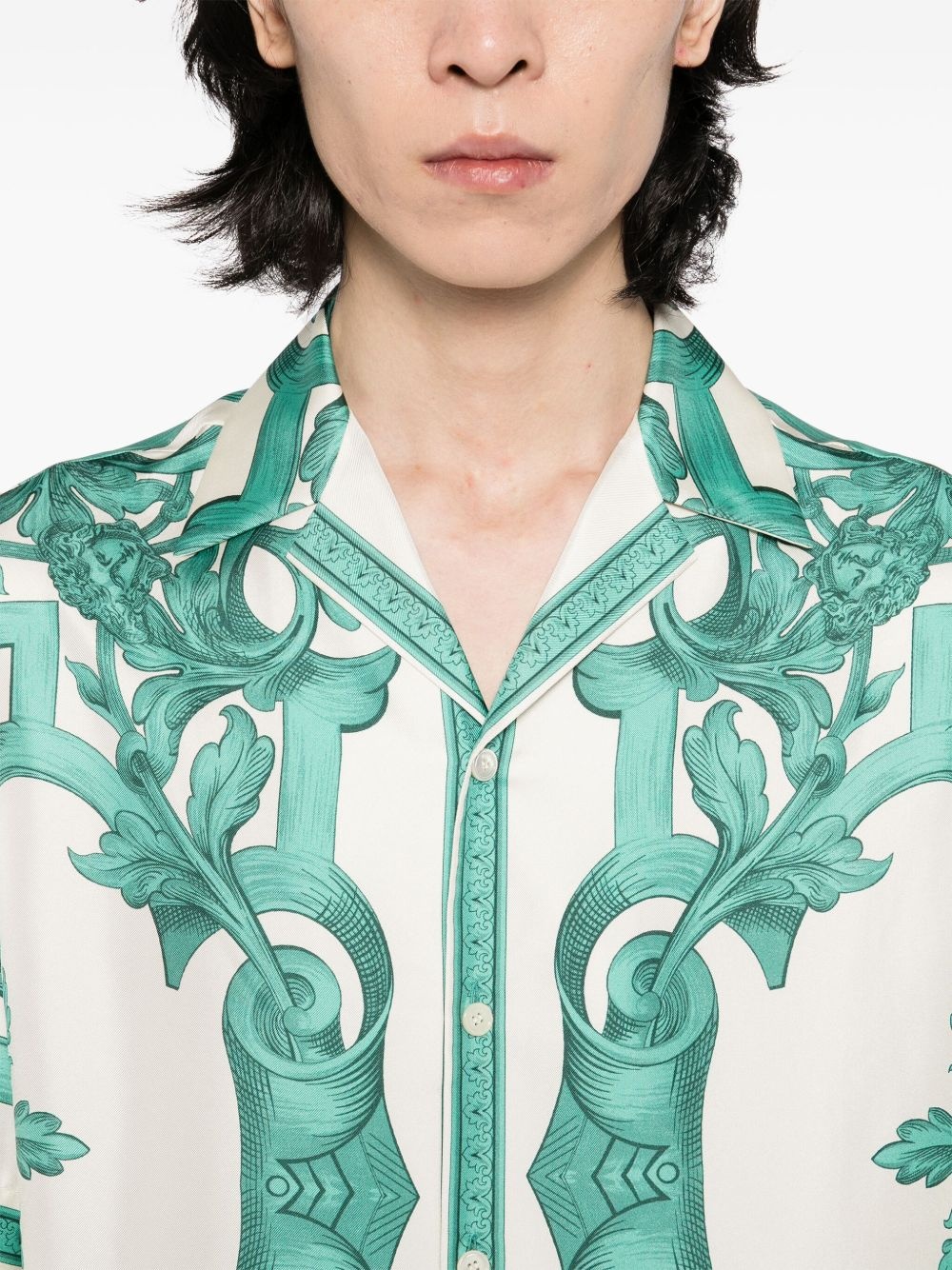graphic-printed shirt - 5