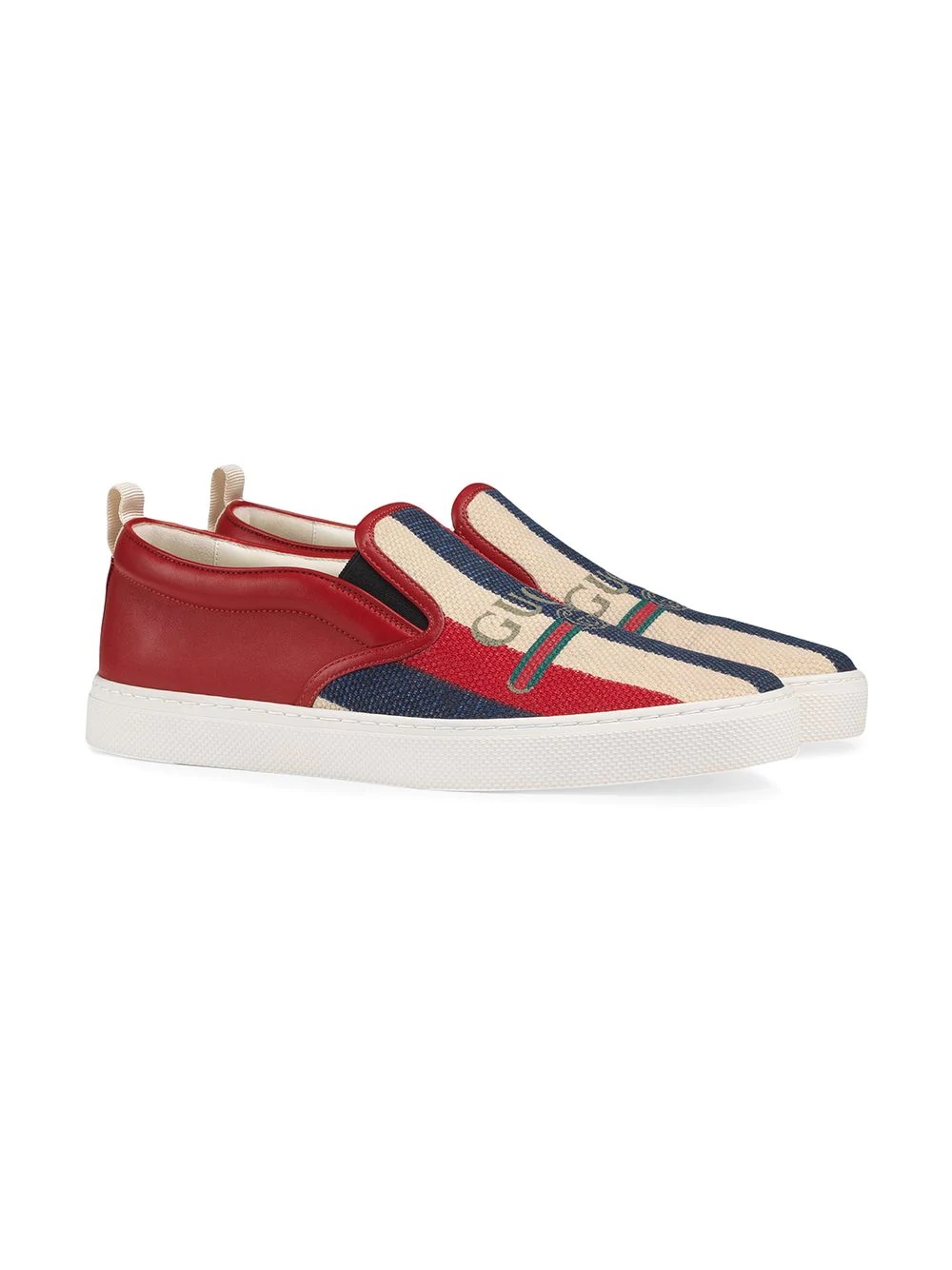 Gucci logo Sylvie slip-on sneakers - 3