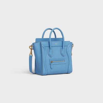 CELINE Nano Luggage bag in drummed calfskin outlook