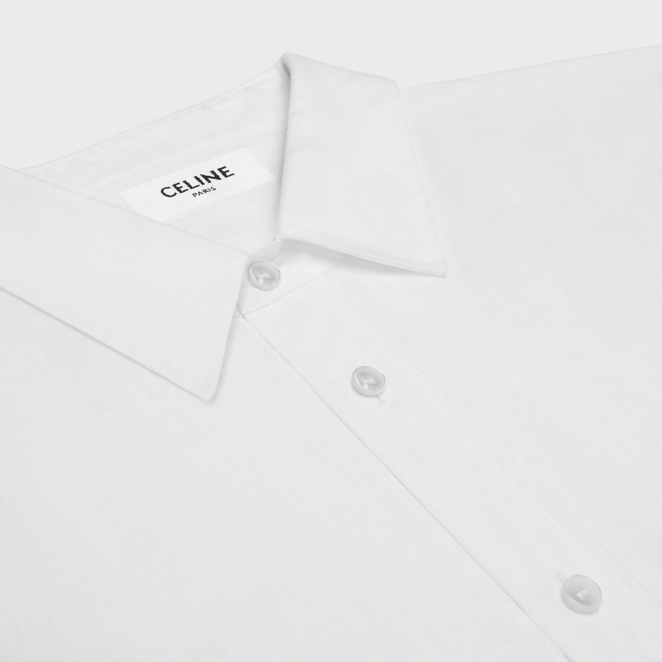 loose shirt in linen - 3