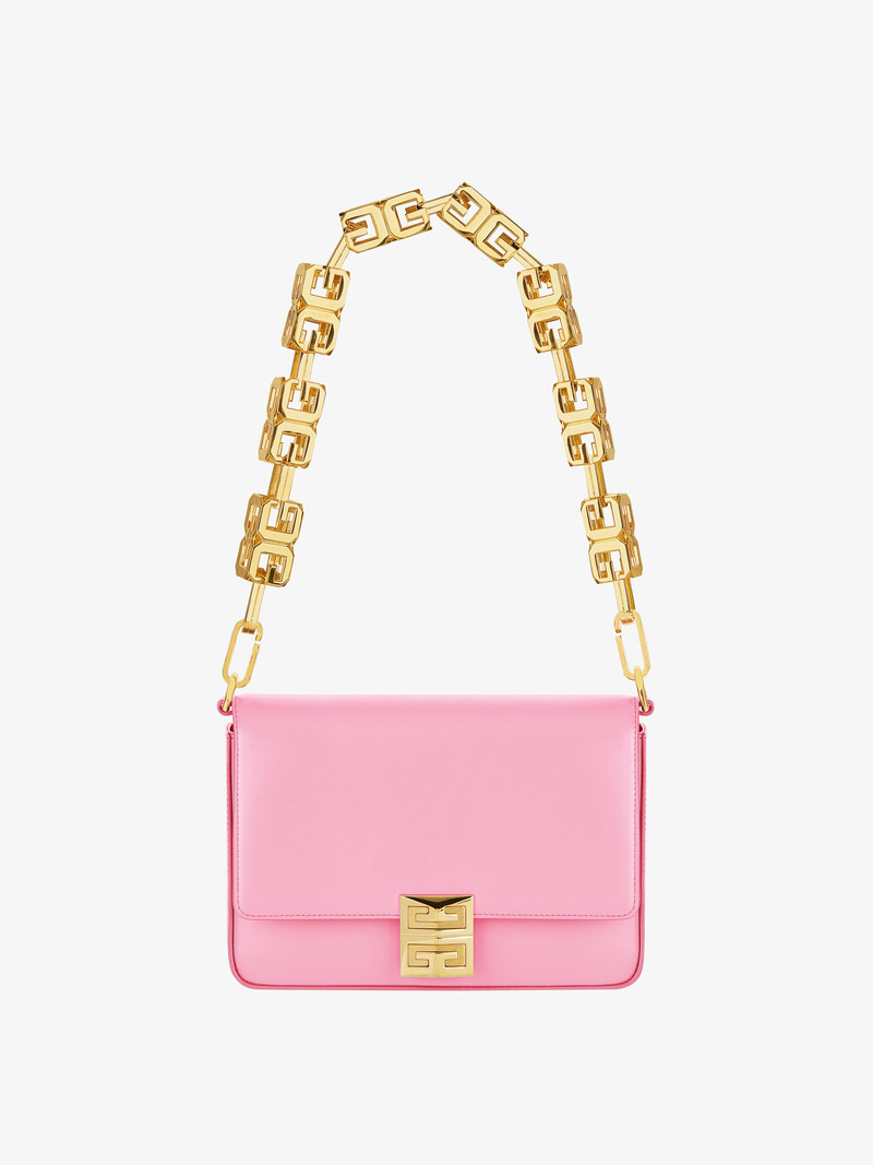 MEDIUM 4G BAG IN BOX LEATHER WITH CHAIN 1