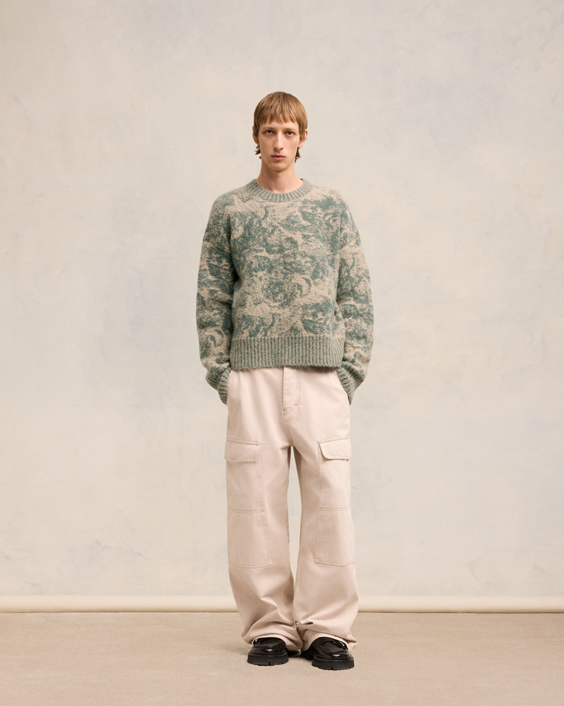 AMI Paris ALPACA MOHAIR JACQUARD CREWNECK outlook