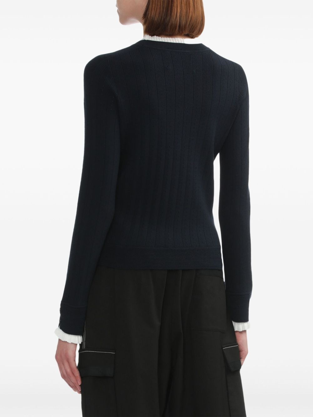 Fluid ribbed sweater - 4