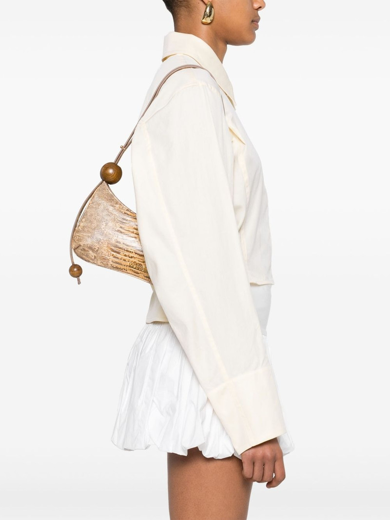 JACQUEMUS Le Bisou Perle Shoulder Bag - Jacquemus - Leather - Beige outlook