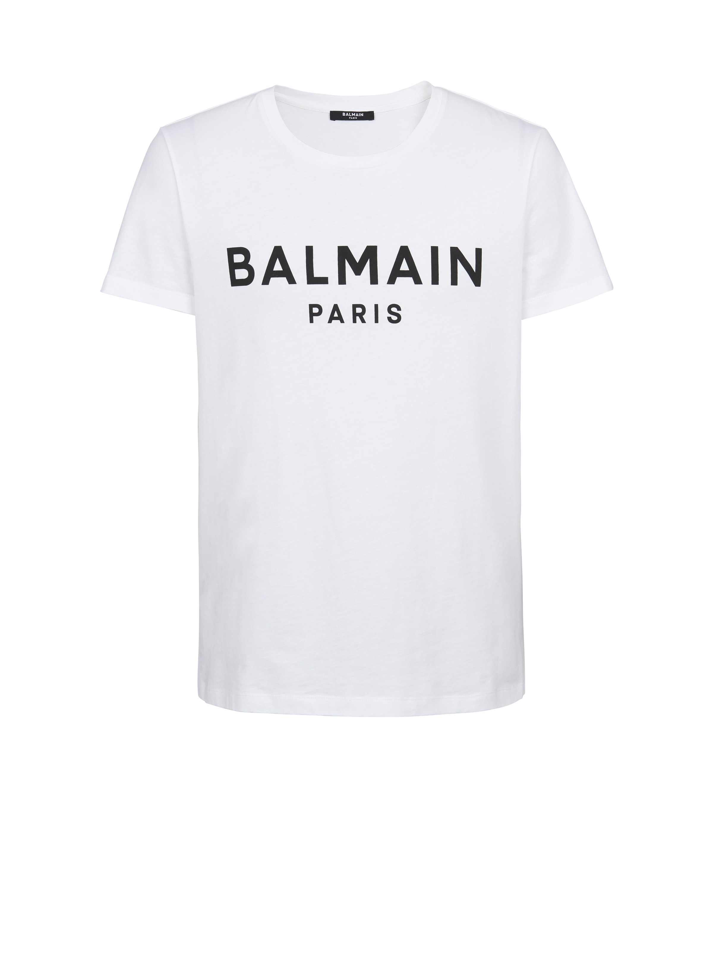 Printed Balmain Paris short-sleeved T-shirt - 1