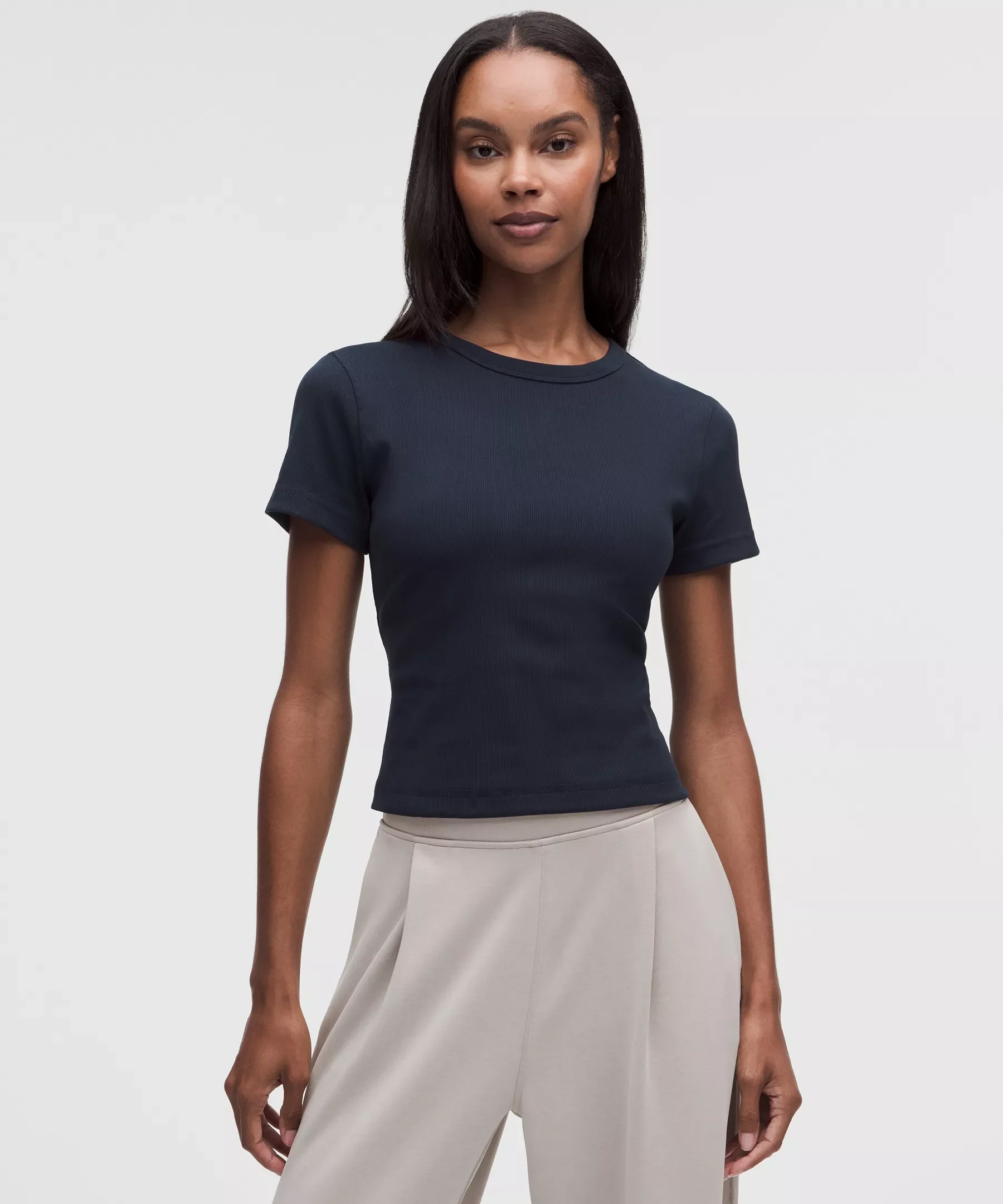 Little Ribbed Tee - 1