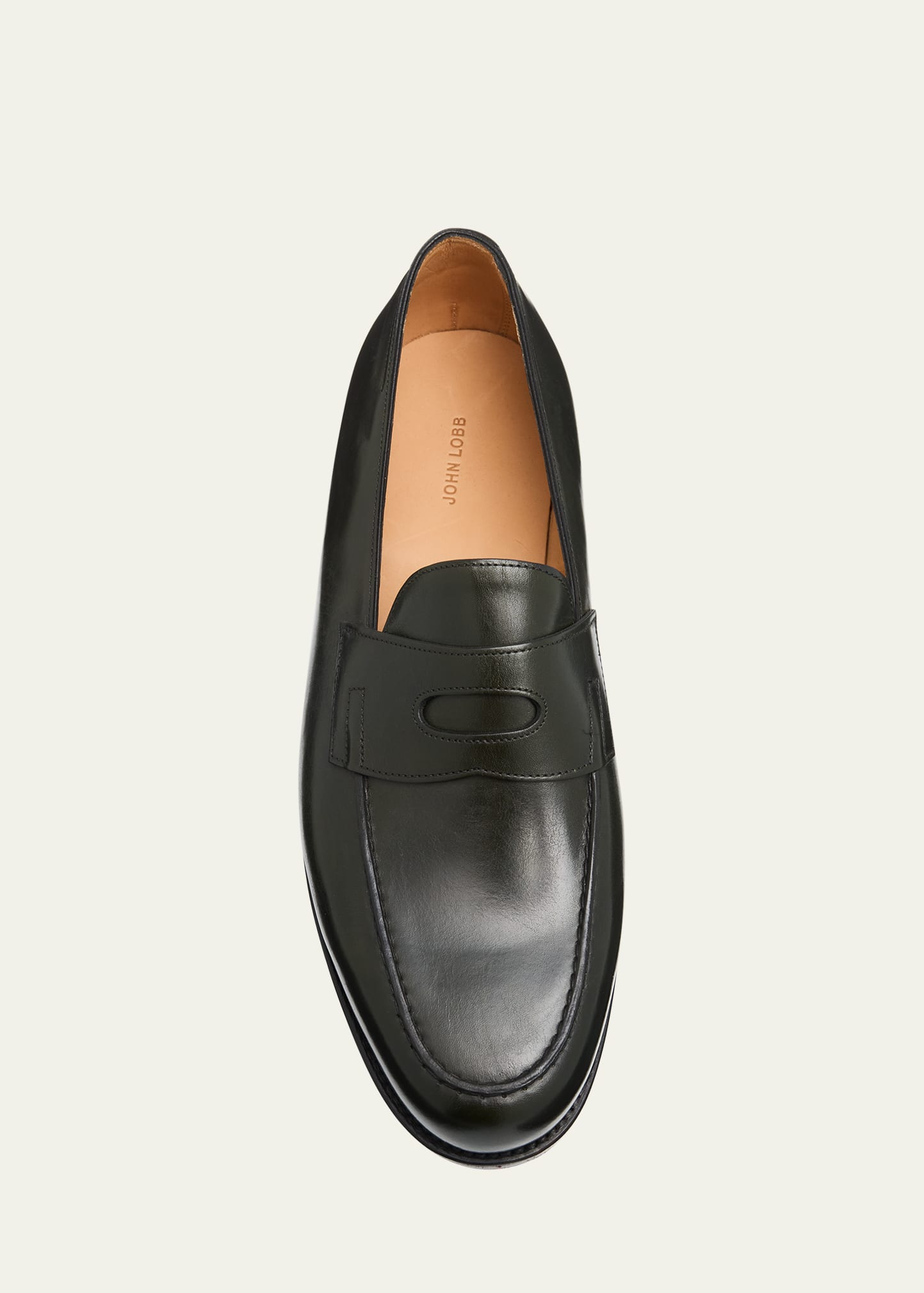 Men's Lopez Calf Leather Penny Loafers - 3