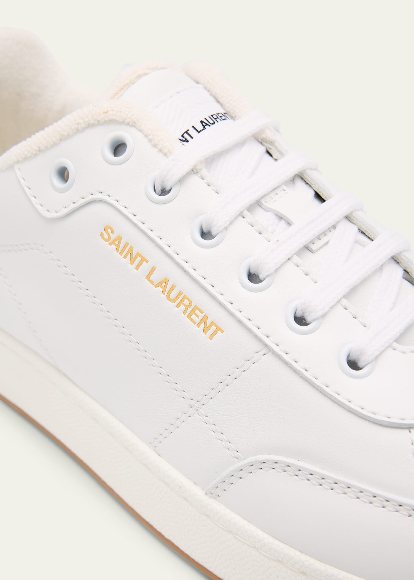 Men's SL/61 Leather Low-Top Sneakers - 6