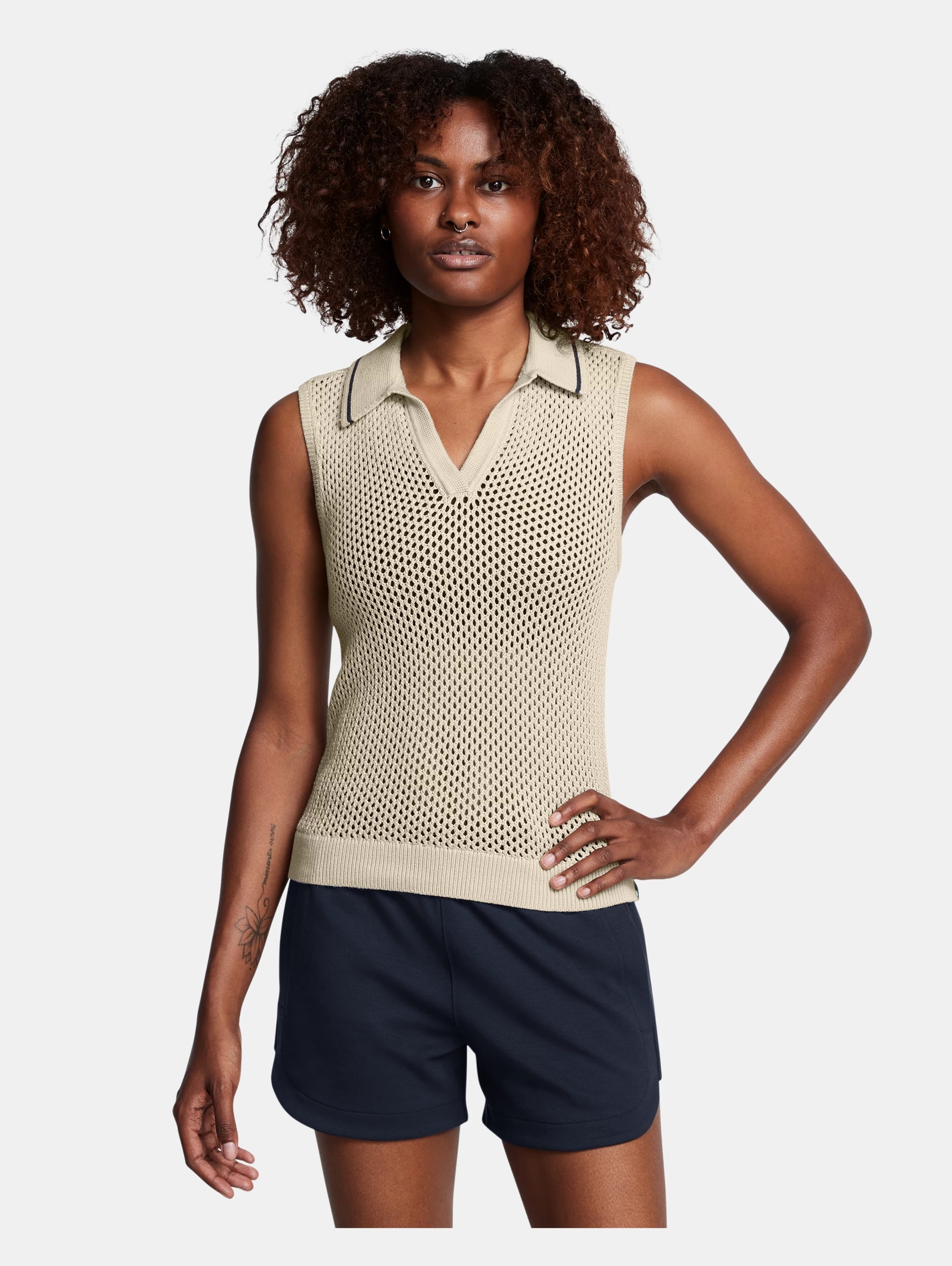 Women's UA Premier Sleeveless Sweater Polo - 2