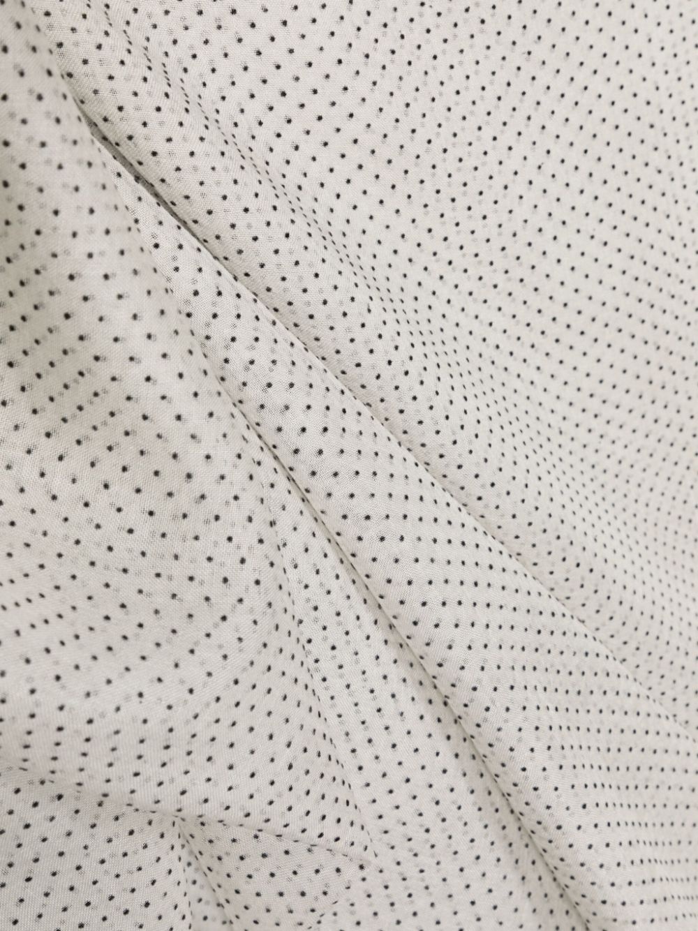 polka-dot frayed scarf - 3