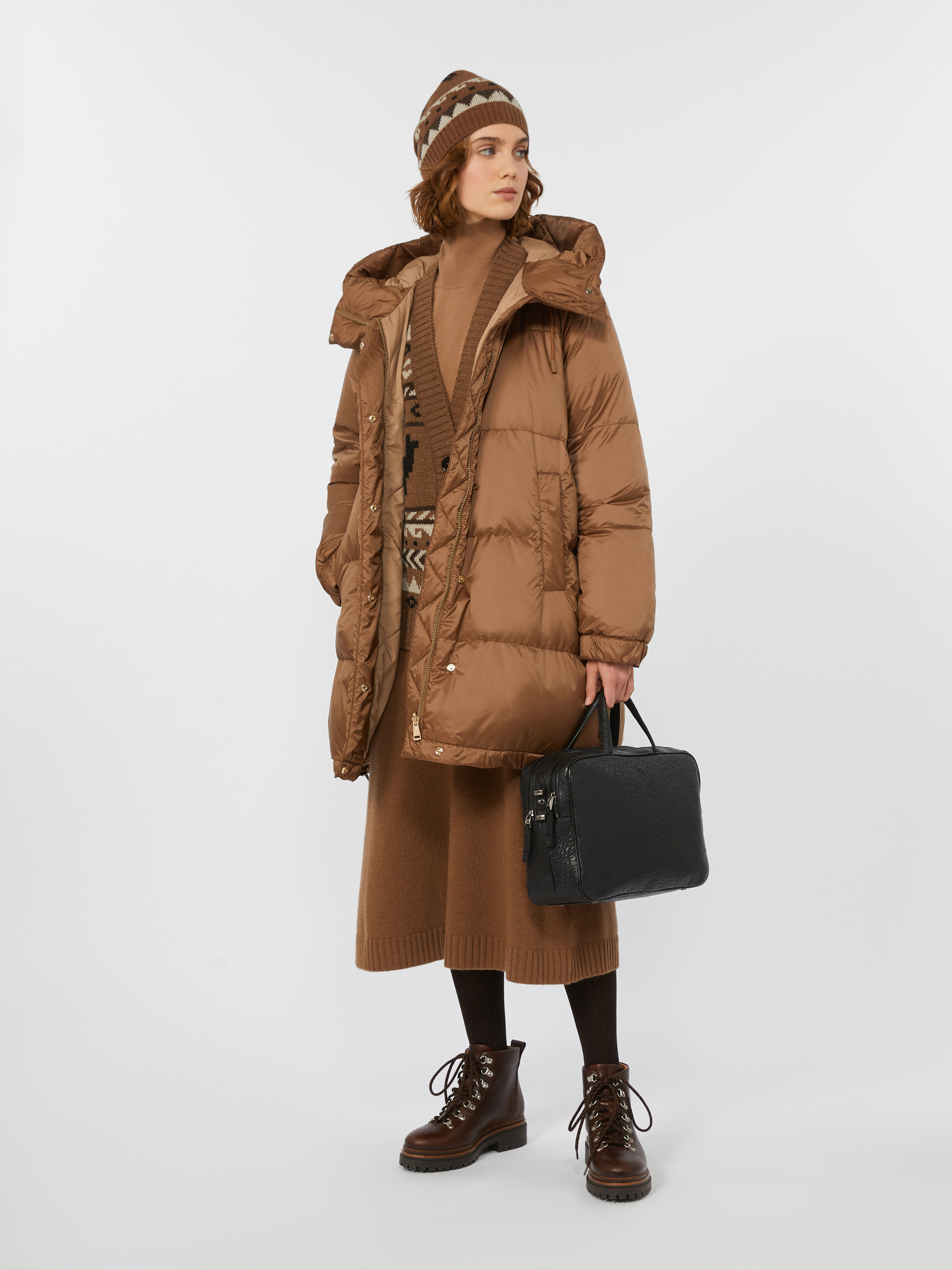 ANFORA Reversible parka in water-resistant canvas - 2