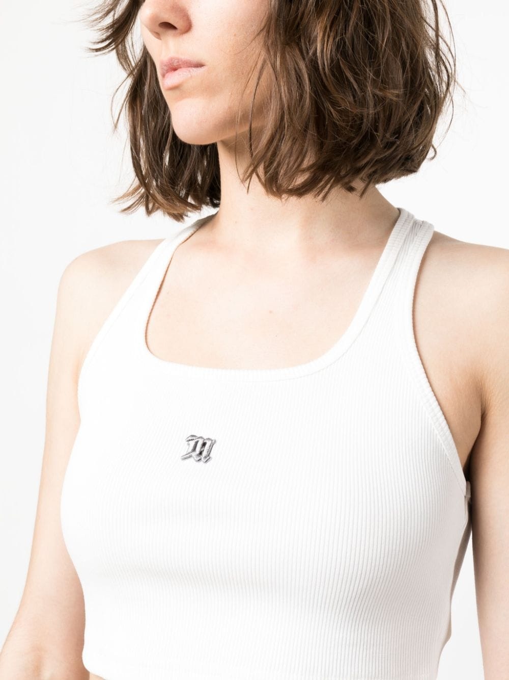 The M logo-embroidered top - 5