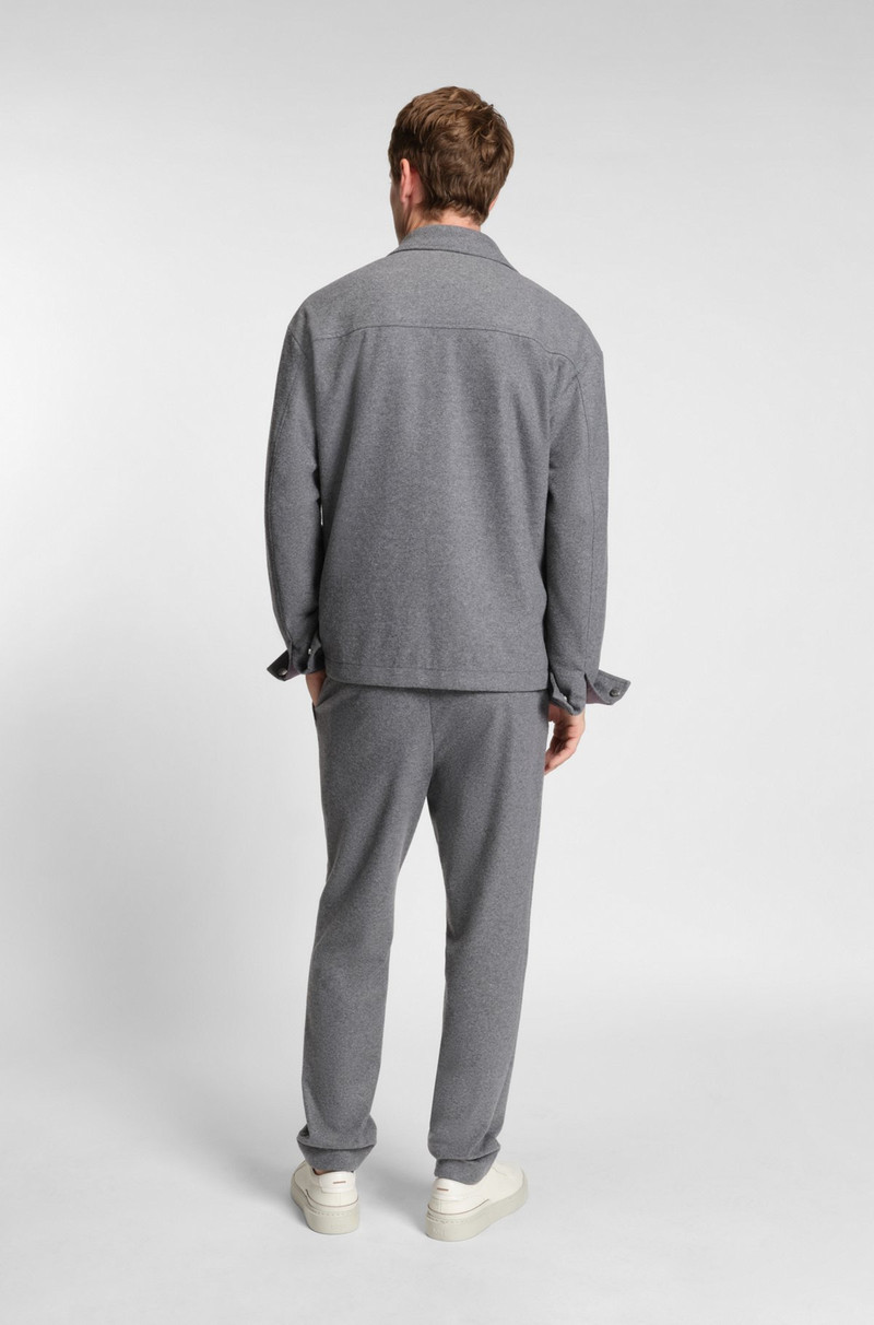 RELAXED-FIT OVERSHIRT IN BRUSHED STRETCH FLANNEL 4