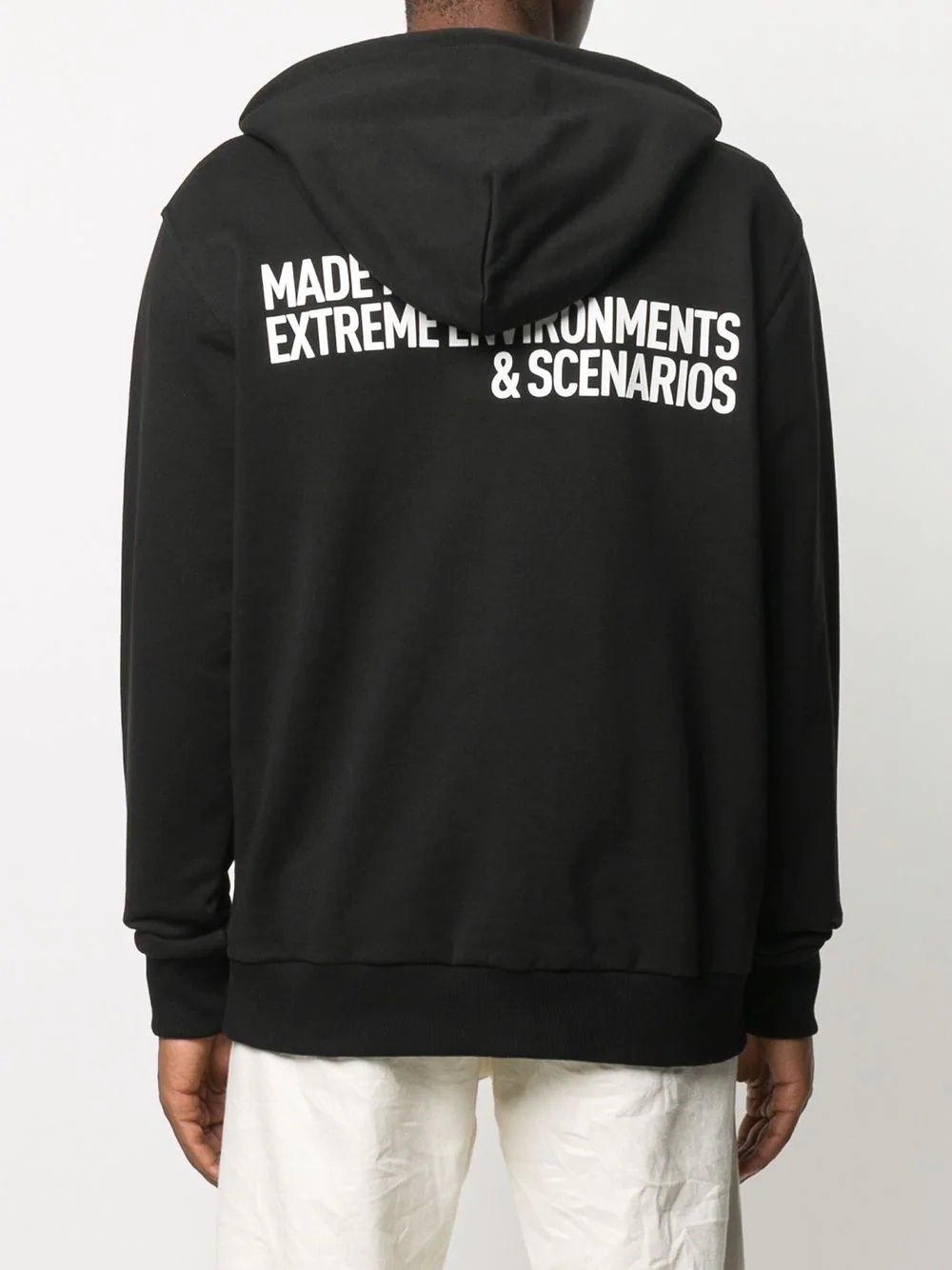 logo print hoodie - 4