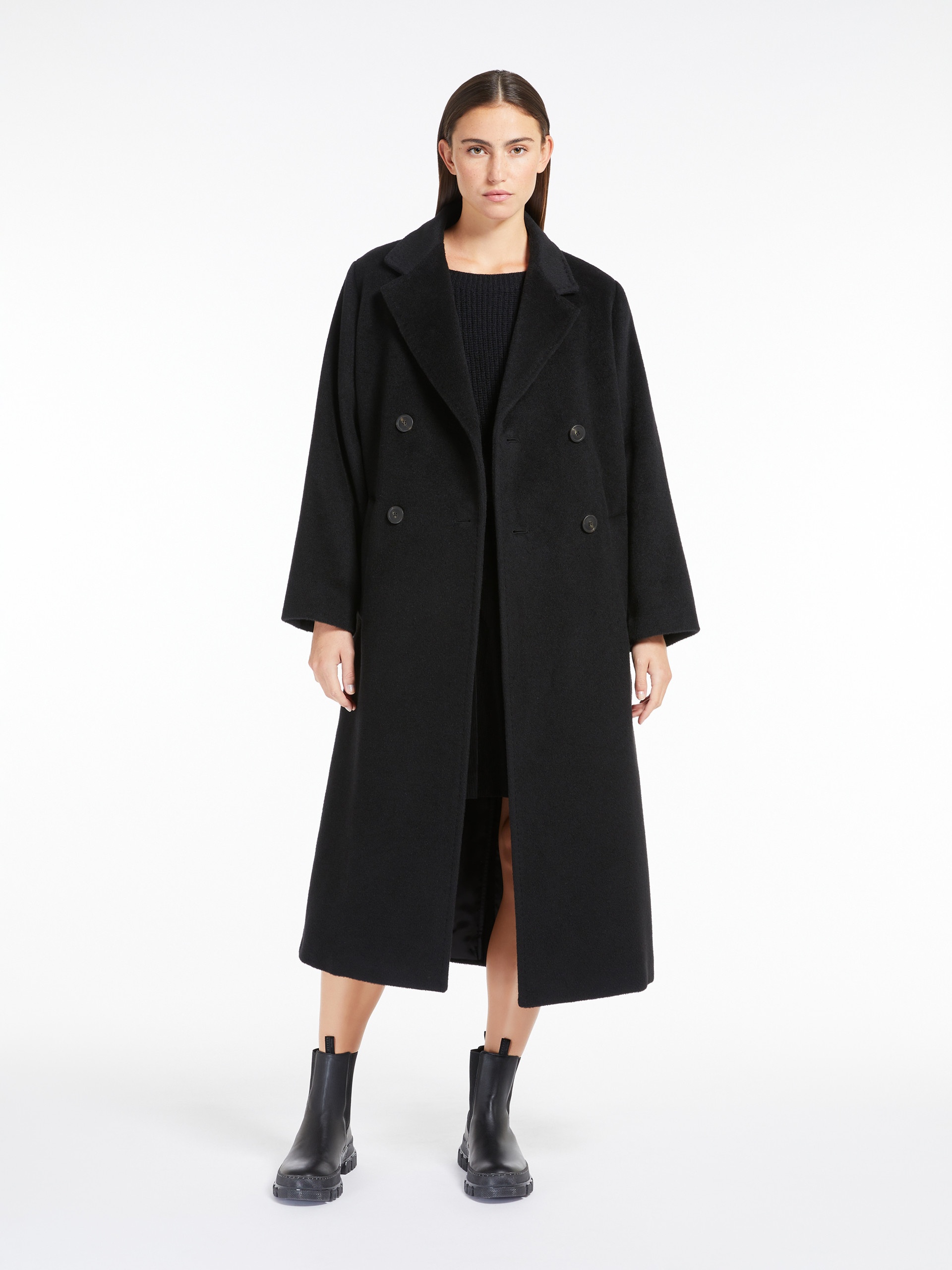 ZUFOLO Double-breasted wool and alpaca coat - 2