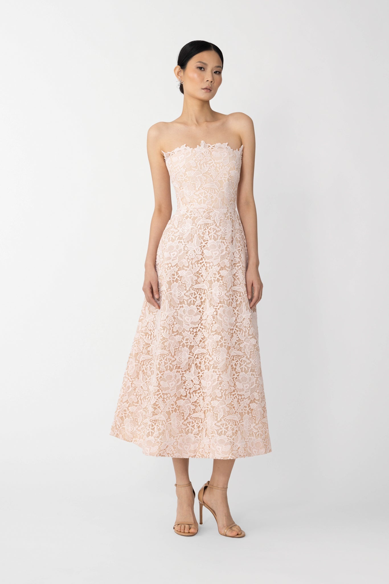 ROSALIA LACE MIDI DRESS - 4