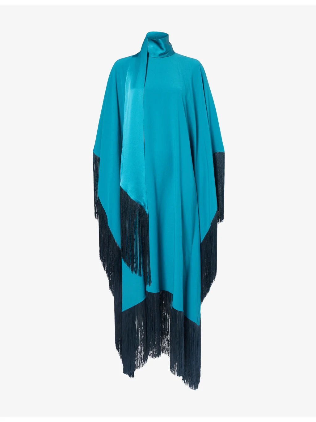 Mrs Ross Fringe-Trim Woven Kaftan - 1