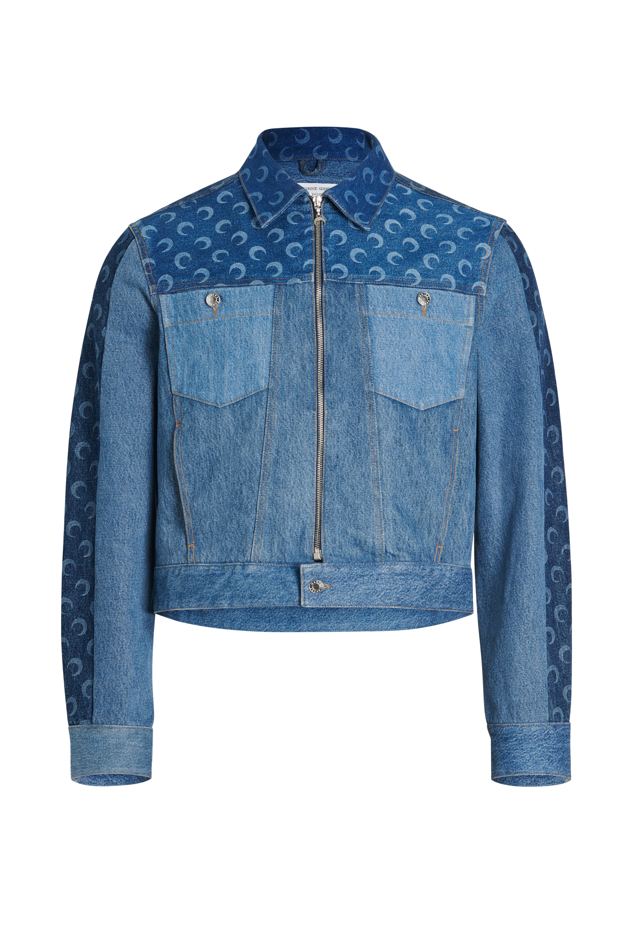Regenerated Denim Boxy Jacket - 1