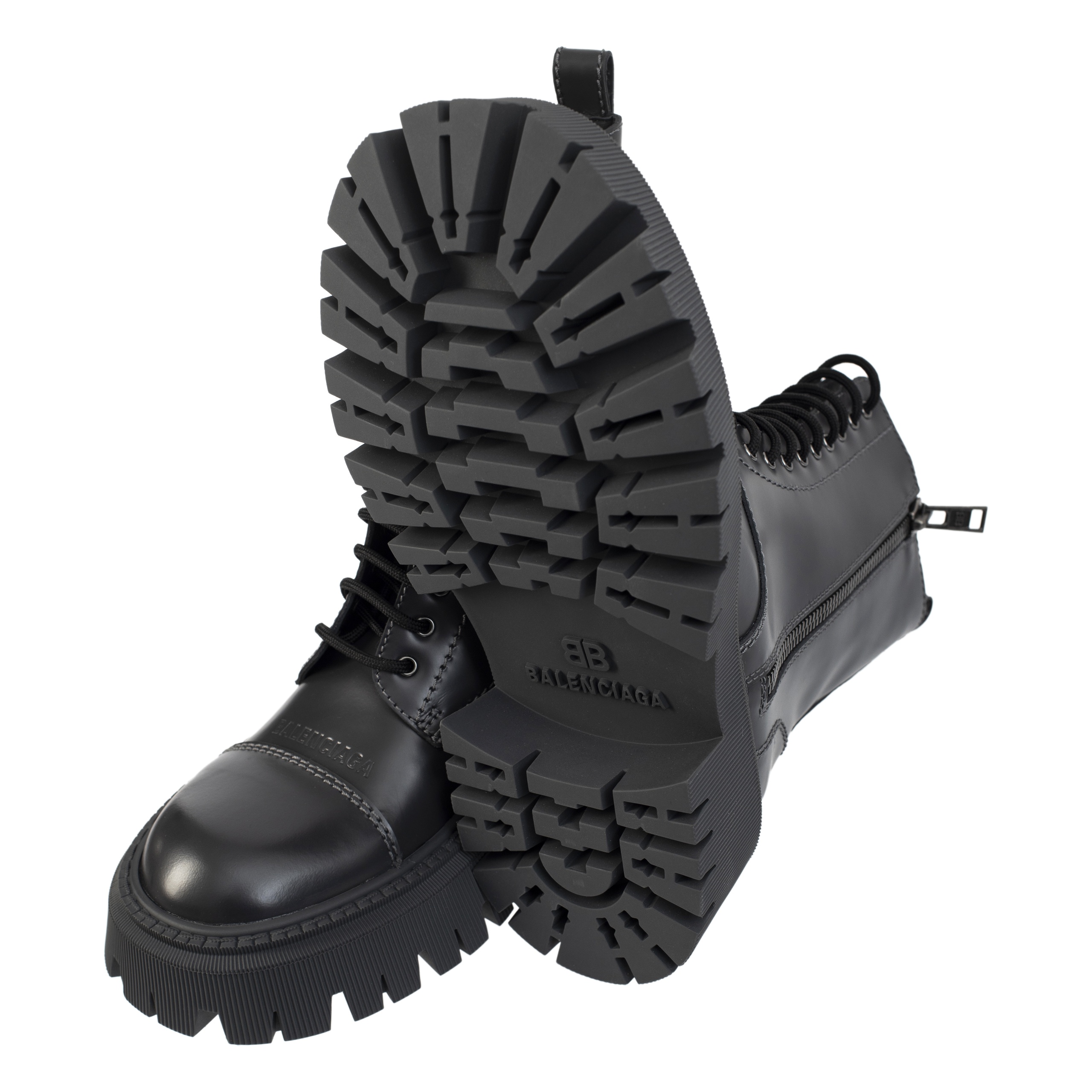 TRACTOR 20MM LACE UP BOOTS - 4