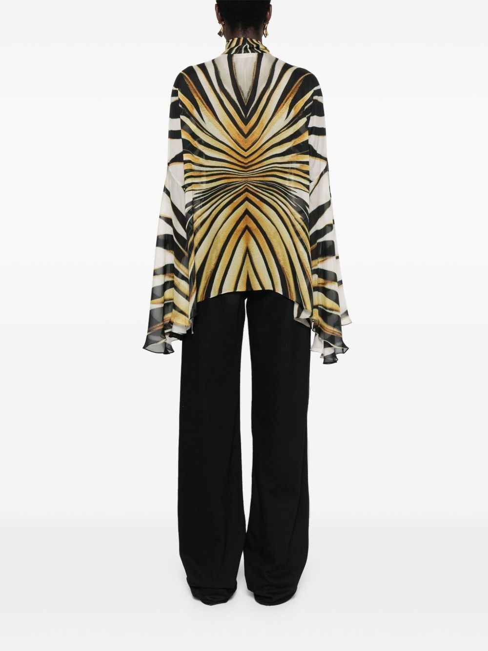 abstract-print shirt - 4