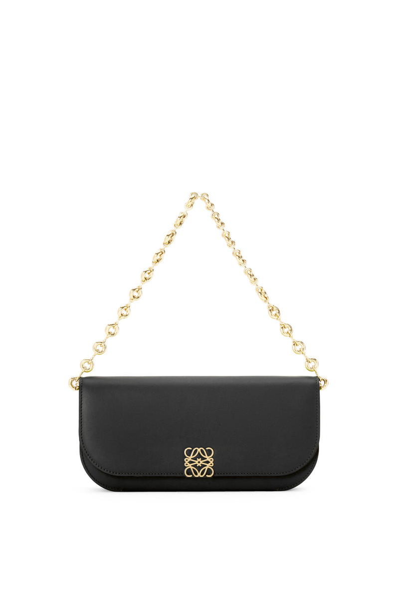 Goya Long Clutch in silk calfskin with chain 5