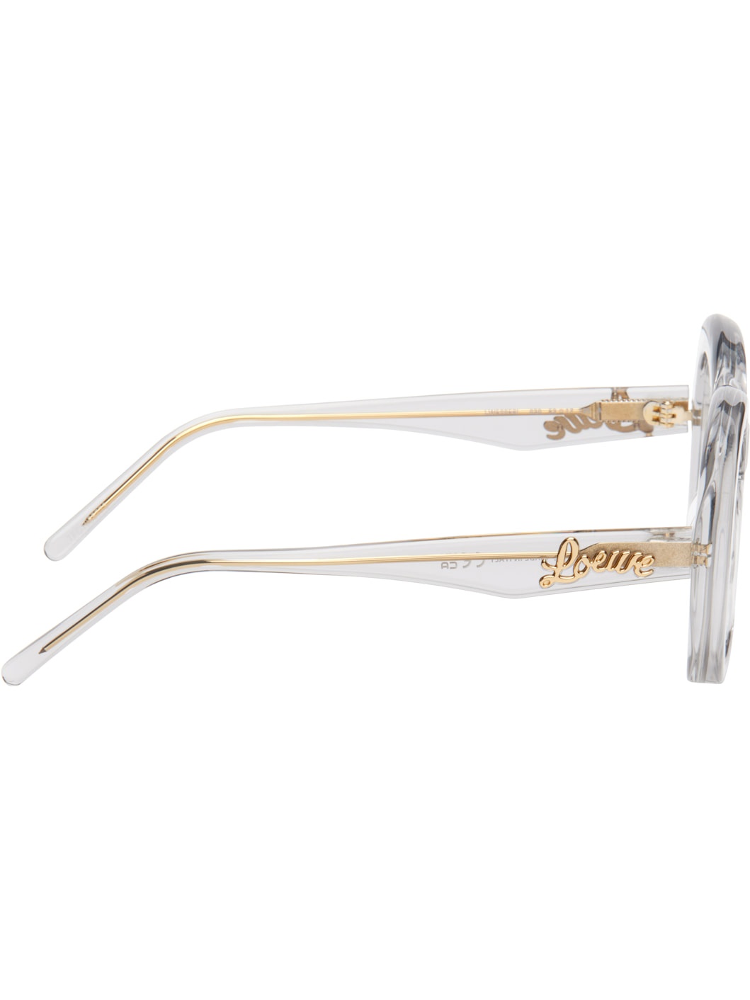 Transparent Curvy Acetate Glasses - 2