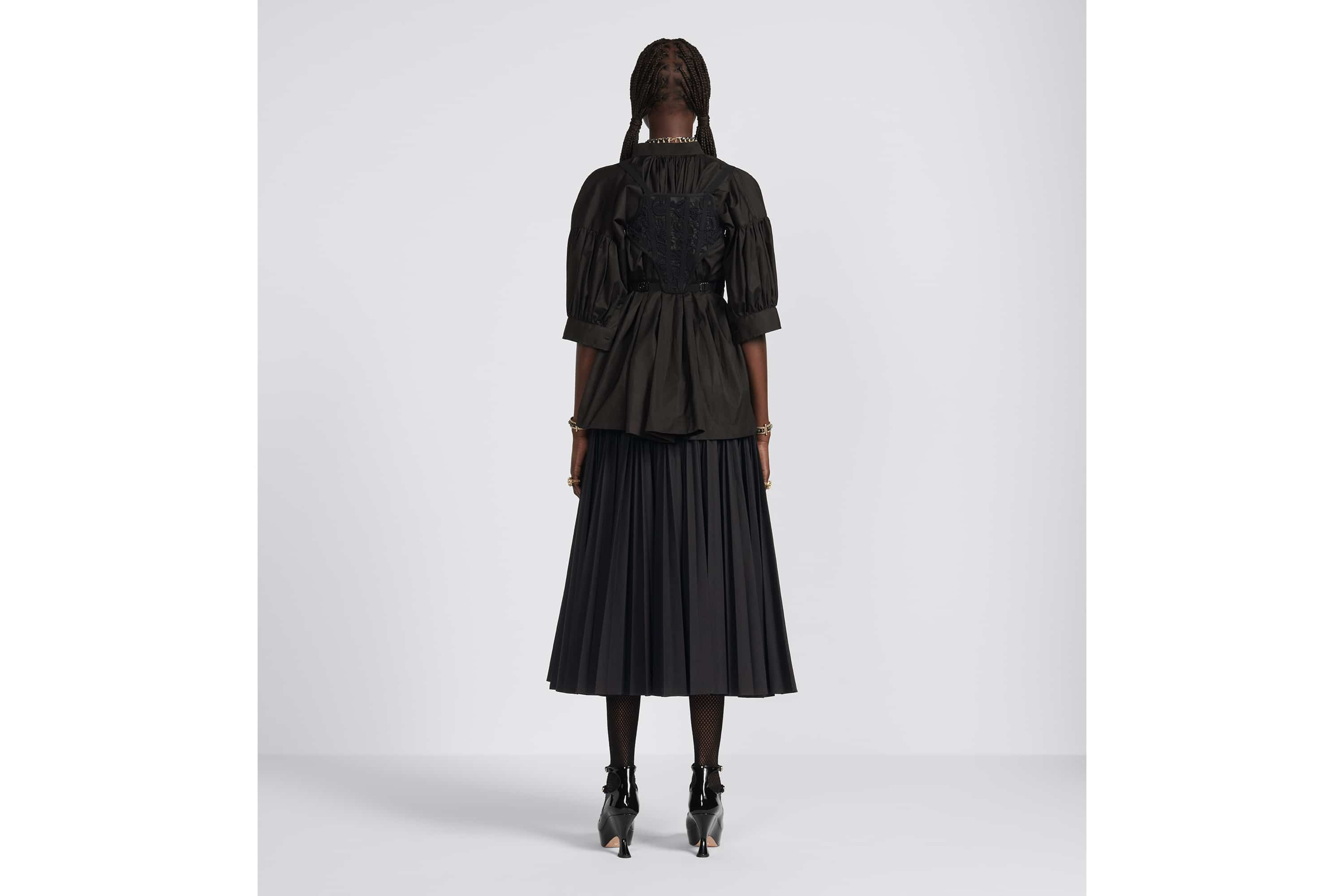 Mid-Length Pleated Skirt - 6