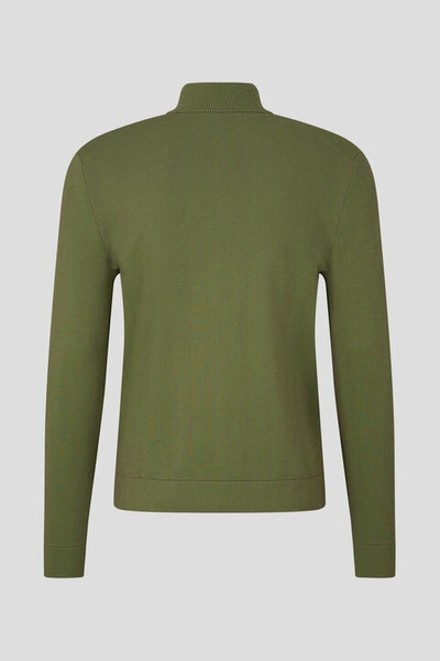 BOGNER Lennard Half-zip pullover in Green outlook