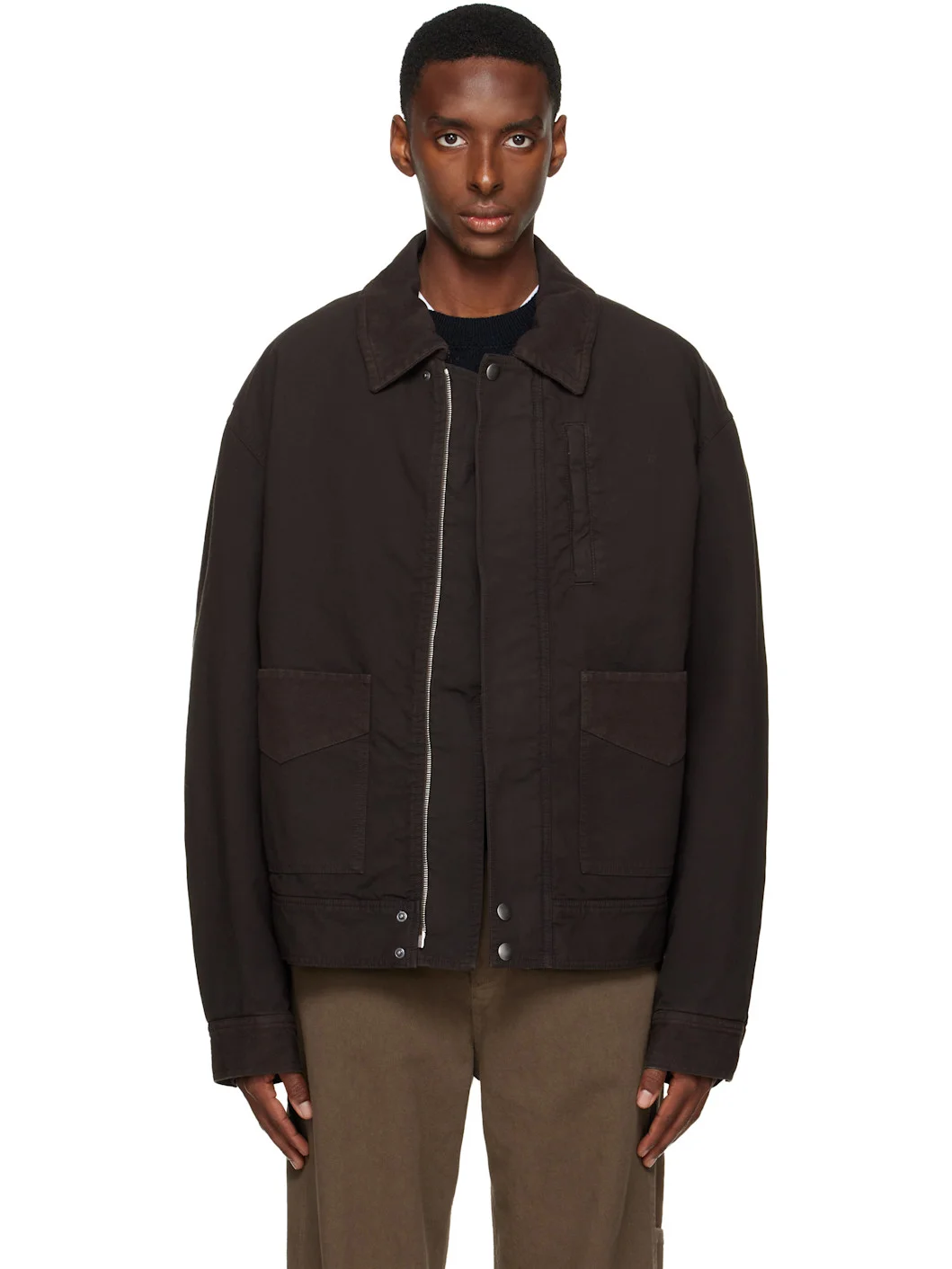 Brown Insulated Jacket - 1