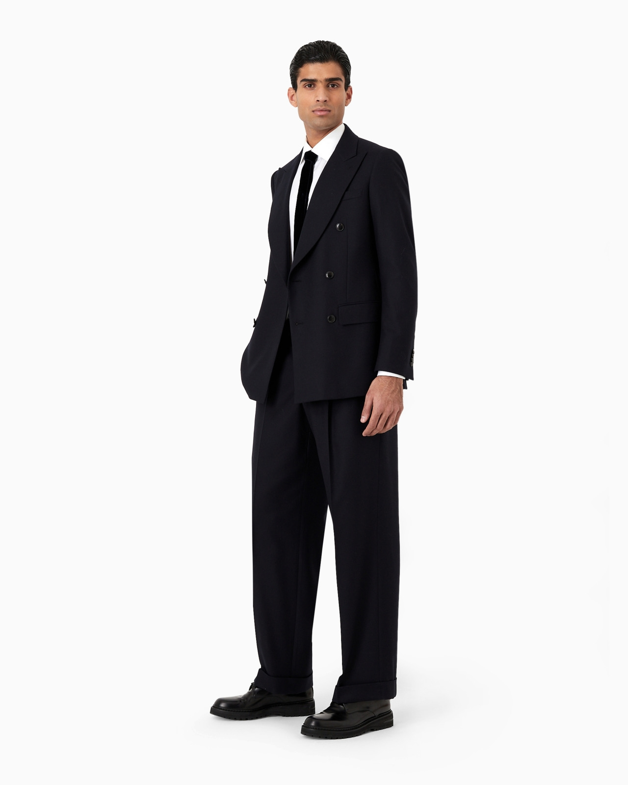 ASV Royal Line double-breasted virgin-wool cloth suit - 4