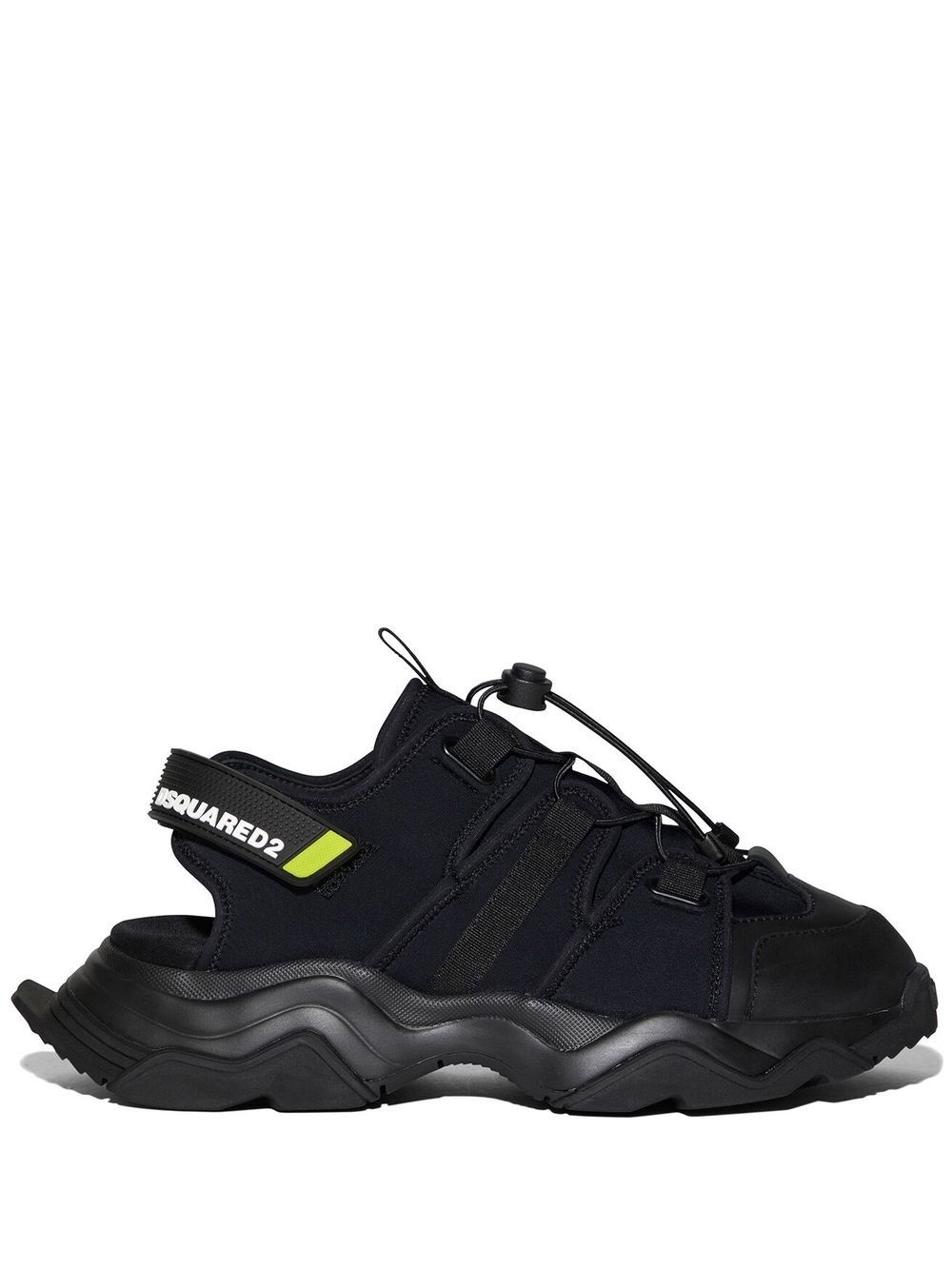 touch-strap calf-leather sandals - 1
