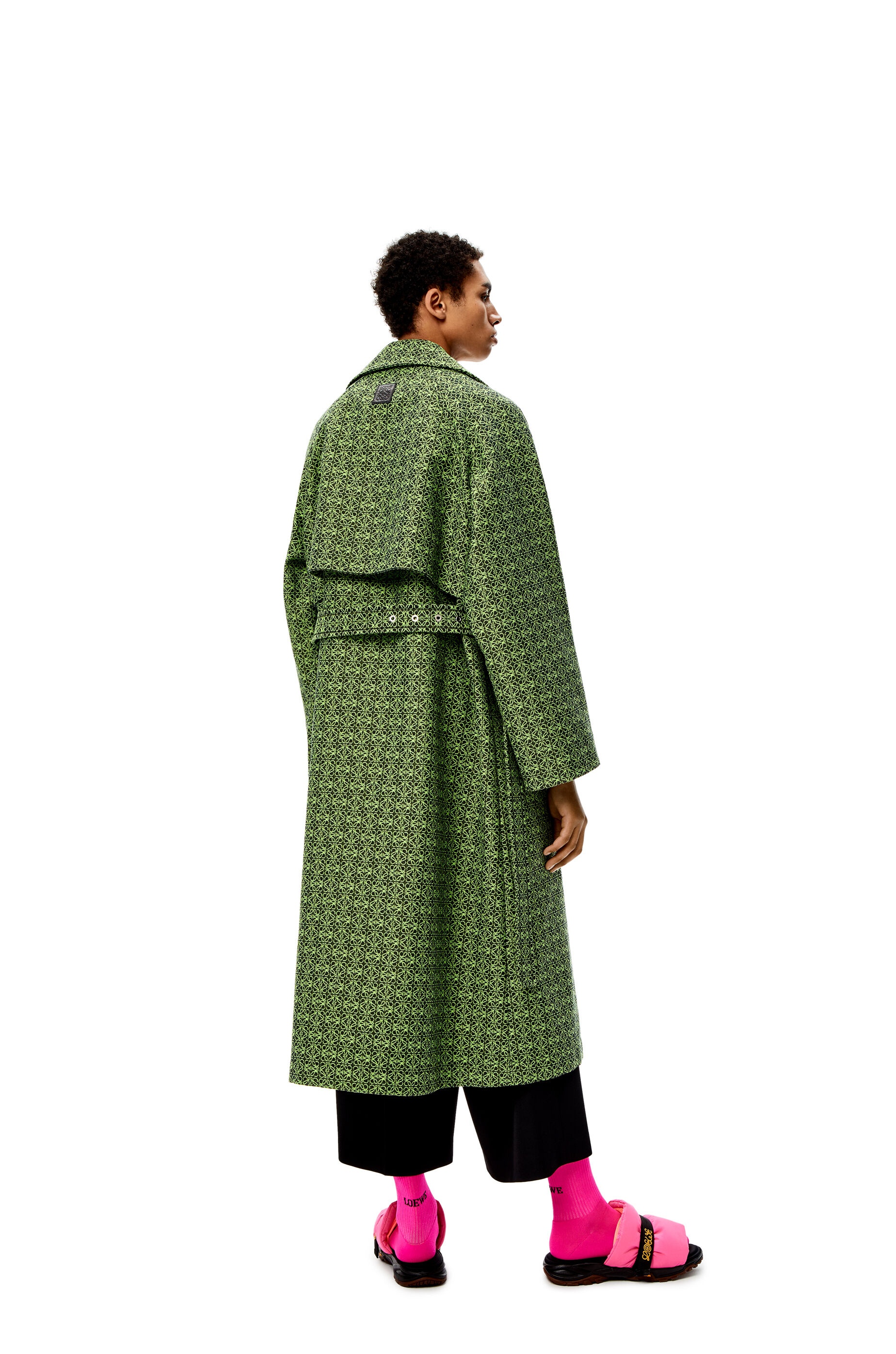 Coat in Anagram jacquard - 4