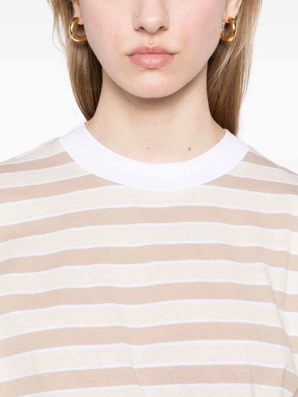 striped T-shirt - 5