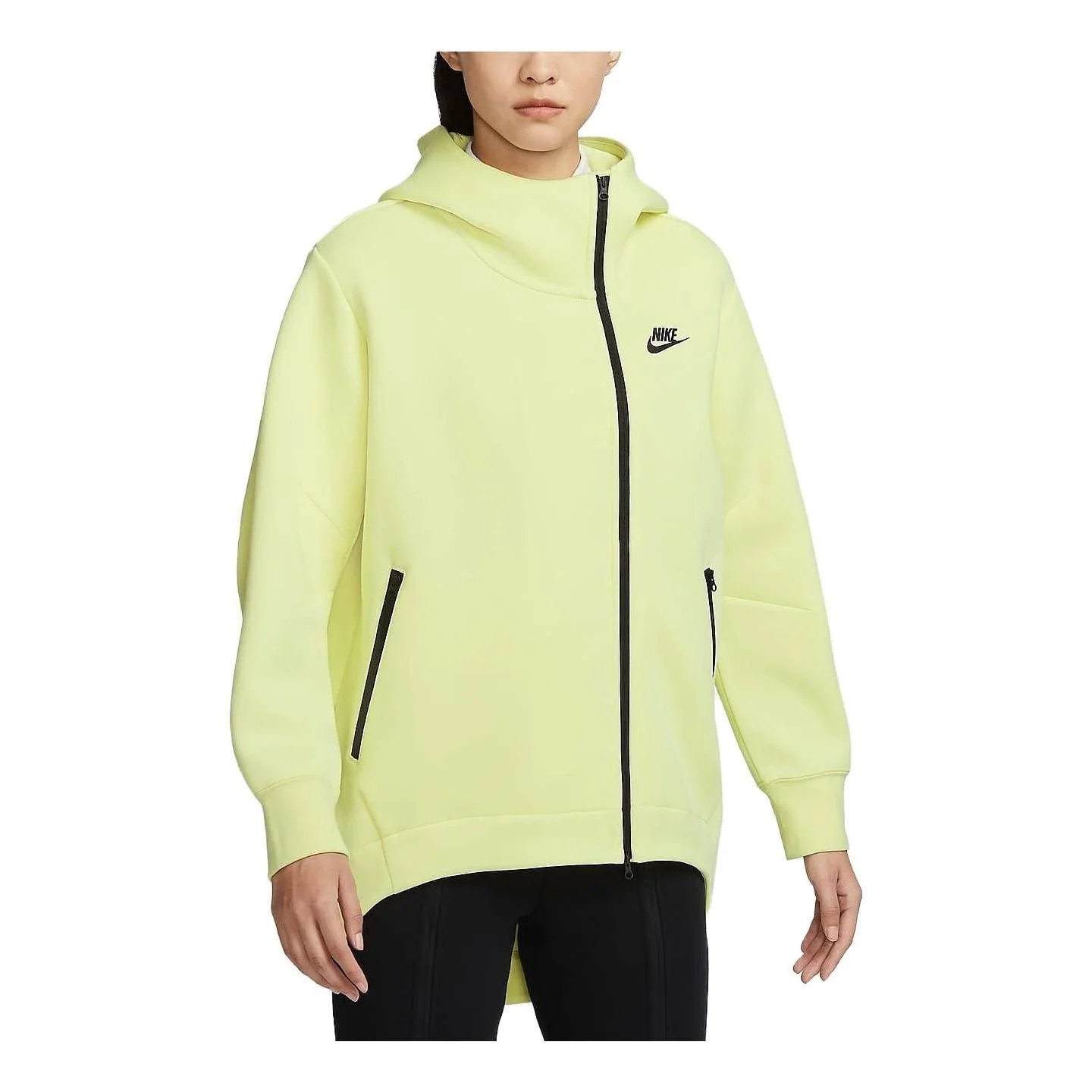 (WMNS) Nike Sportswear Tech Fleece Windrunner Full-zip Hoodie 'Light Green' FB8244-331 - 1