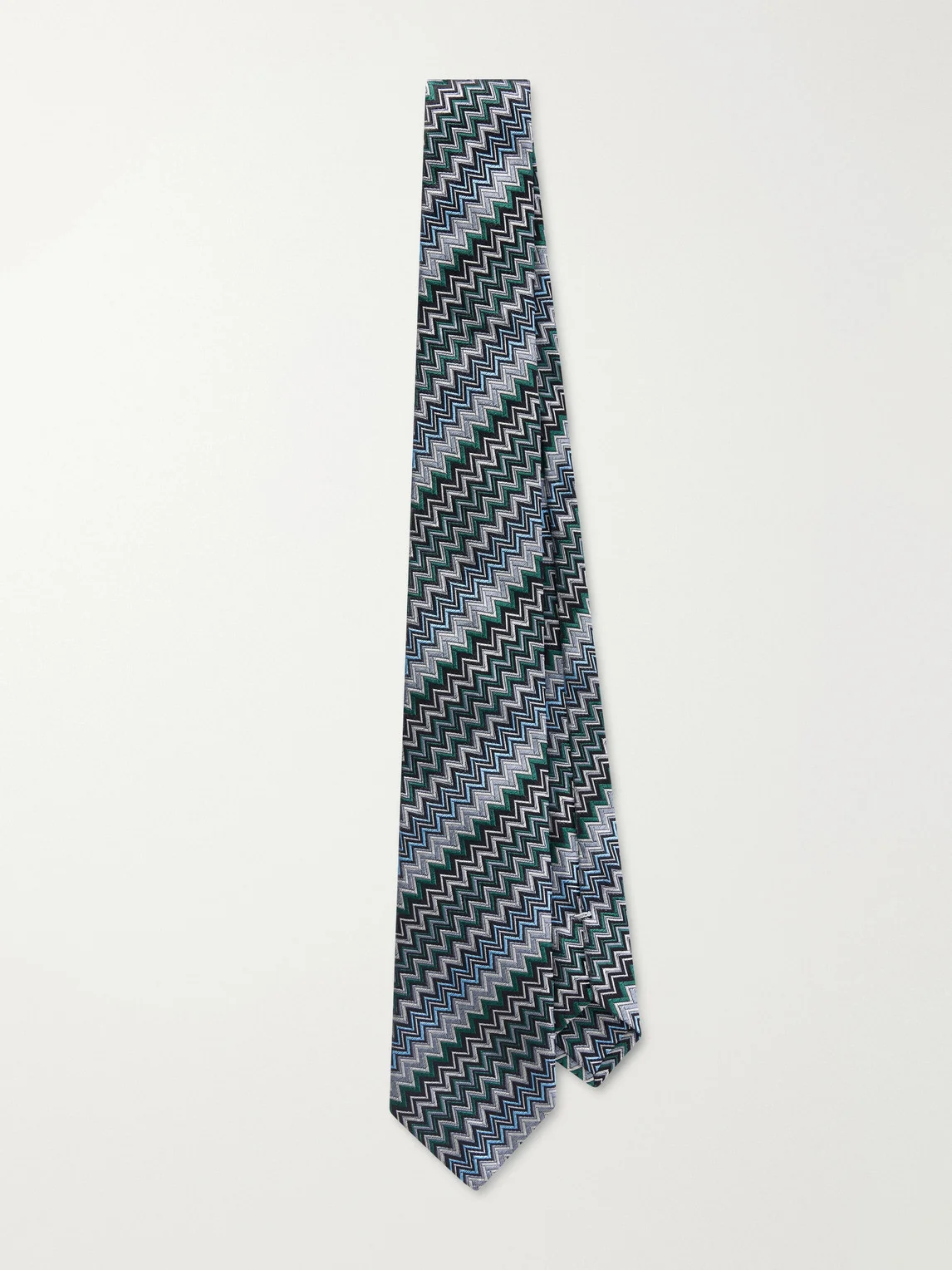 7cm Crochet-Knit Silk Tie - 1