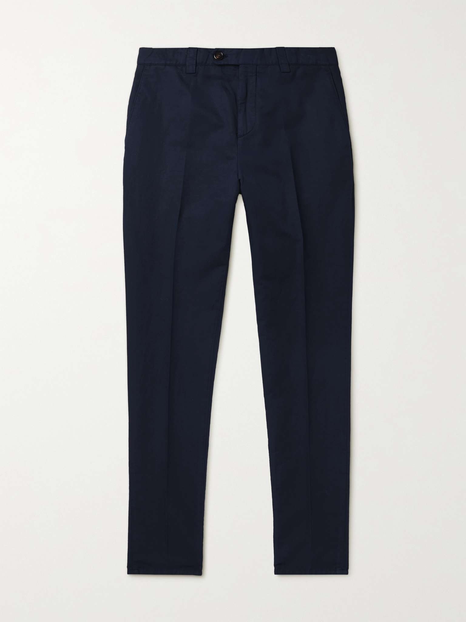 Linen and Cotton-Blend Trousers - 1