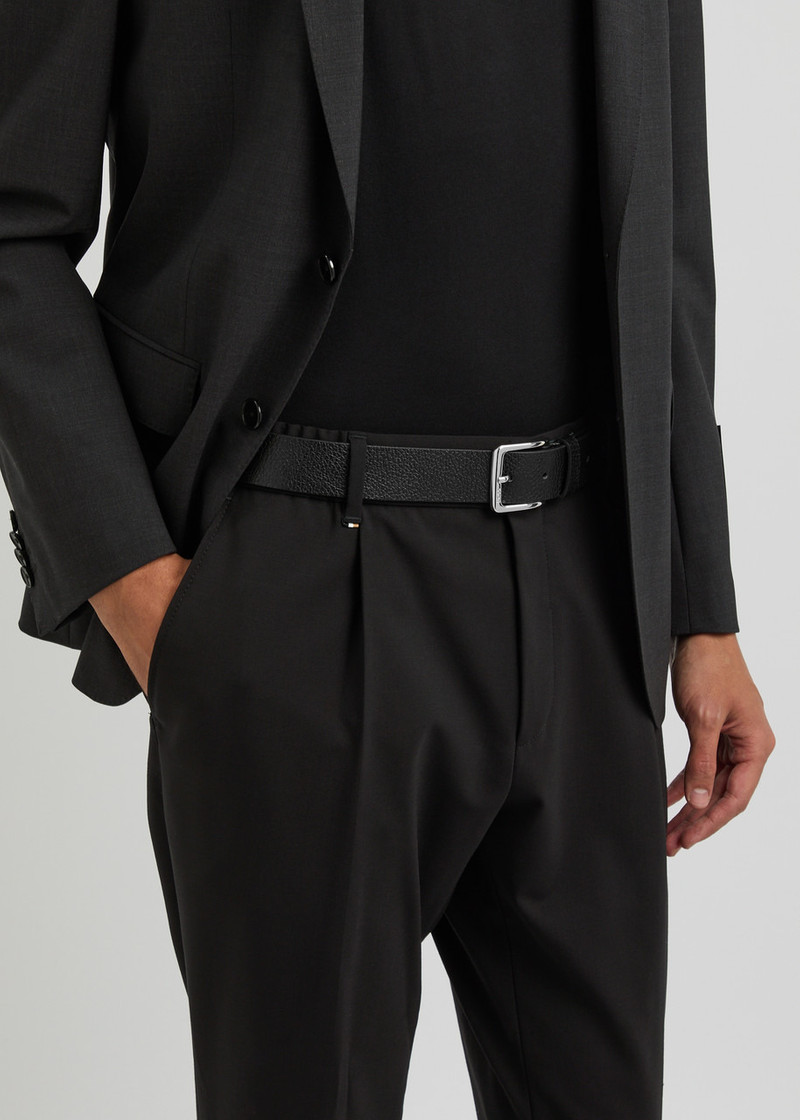 BOSS Boss Ronnie Grained Leather Belt outlook