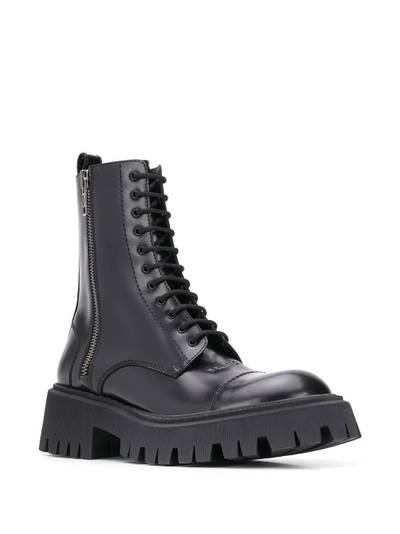 BALENCIAGA Tractor 20 mm lace-up boots outlook