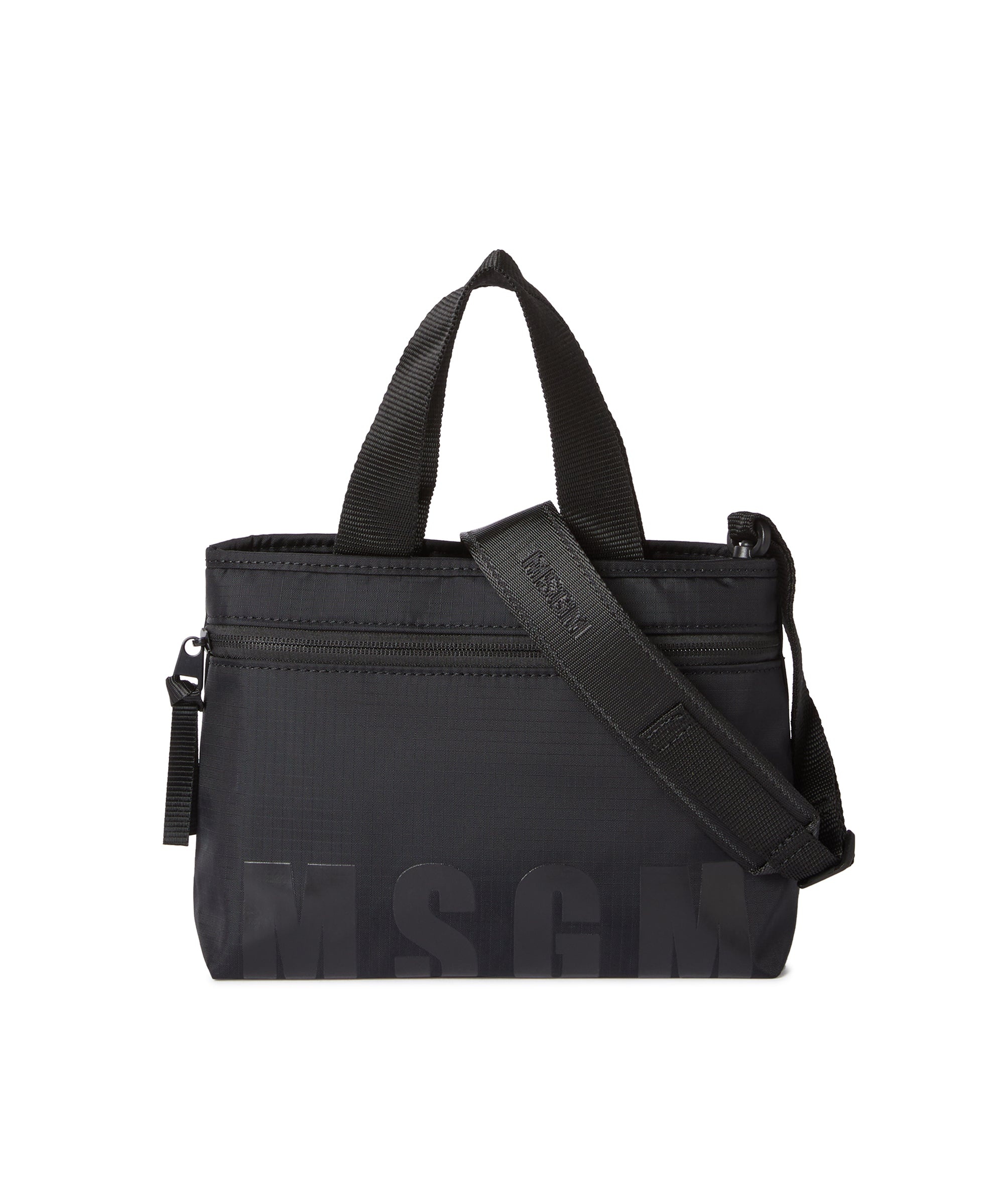 "Signature Iconic Nylon" mini tote bag - 1