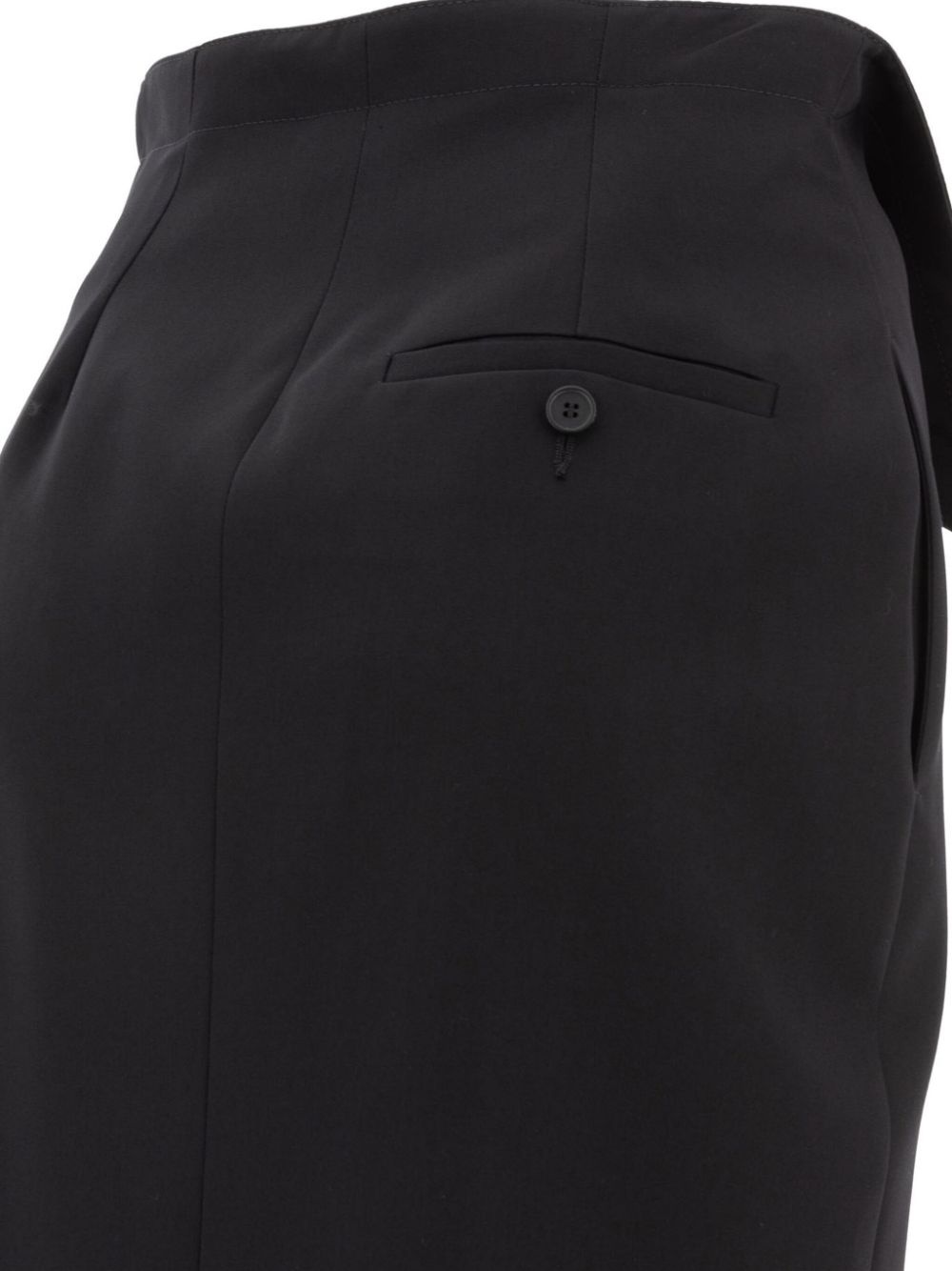 folded-edge midi skirt - 4