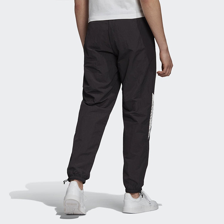 adidas originals Tolima-02 Trackp Reflective Logo Casual Training Sports Long Pants Black GD5804 - 4