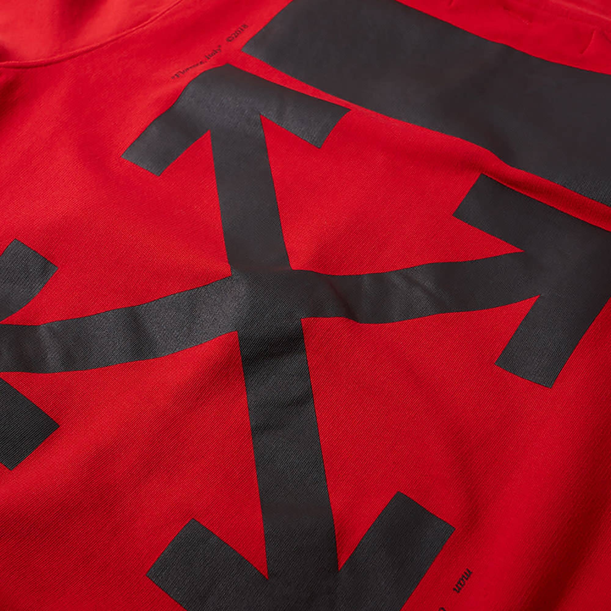 Off-White Mona Lisa Hooded Sweatshirt 'Red' - 2