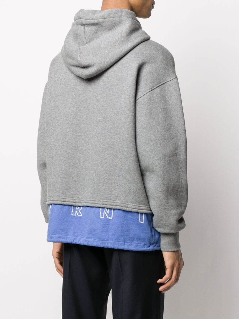 layered zip hoodie - 4