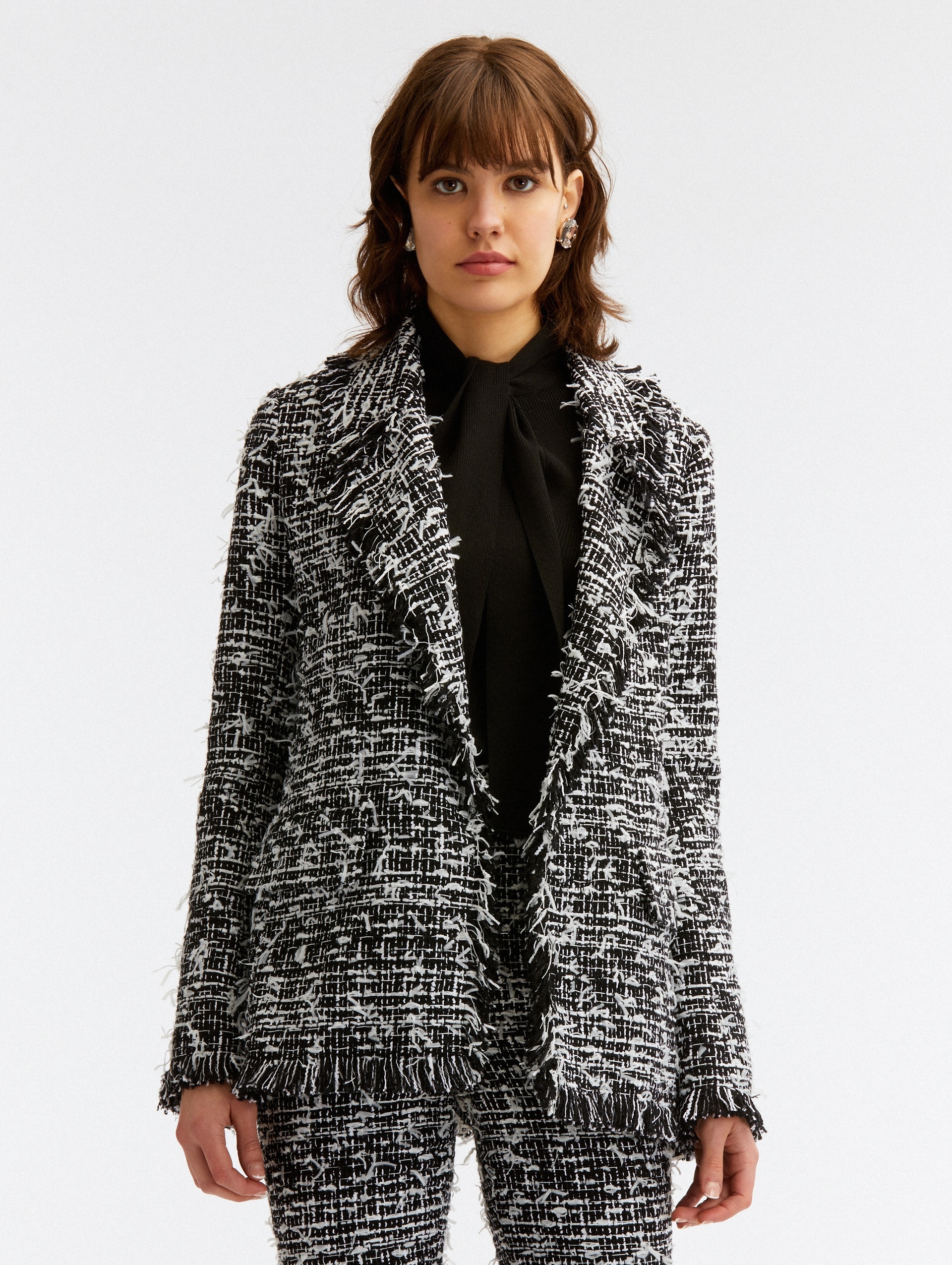 EYELASH TWEED BLAZER - 2