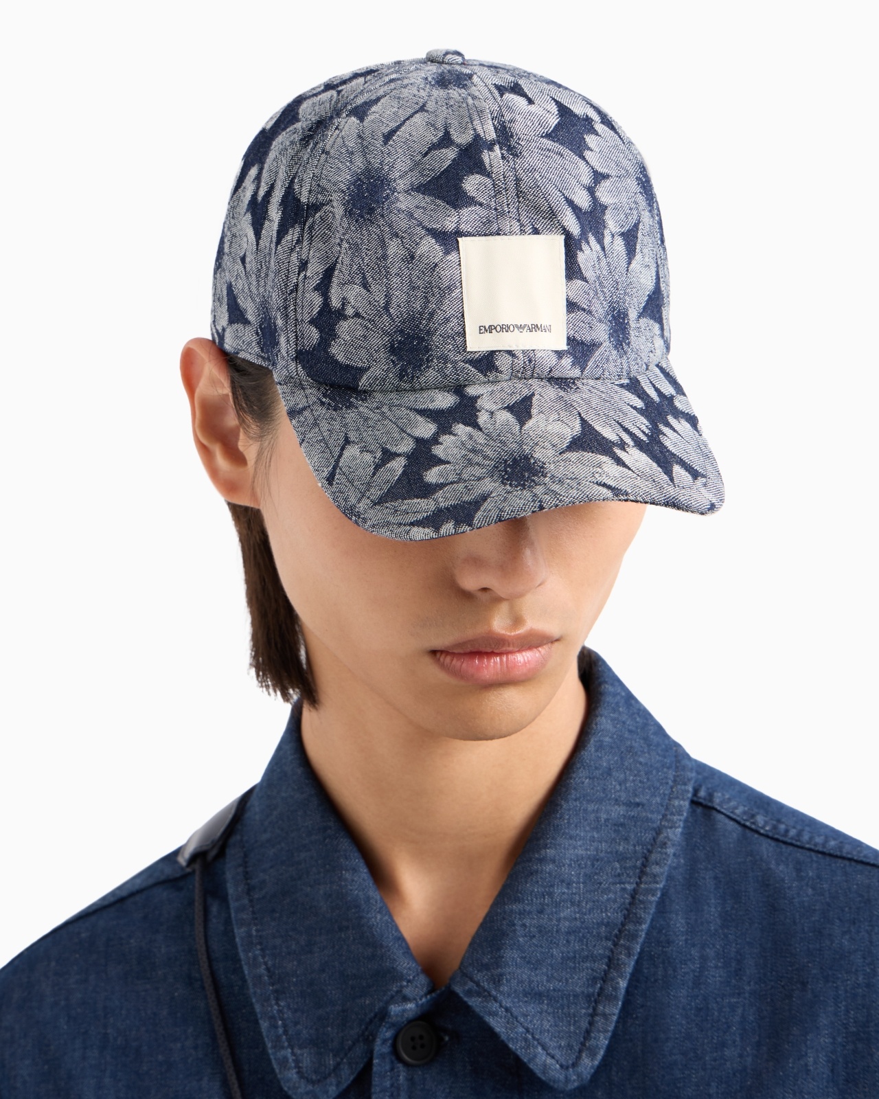 ASV BASEBALL CAP WITH ALL-OVER DAISY JACQUARD MOTIF FROM THE PEACE CAPSULE COLLECTION - 3