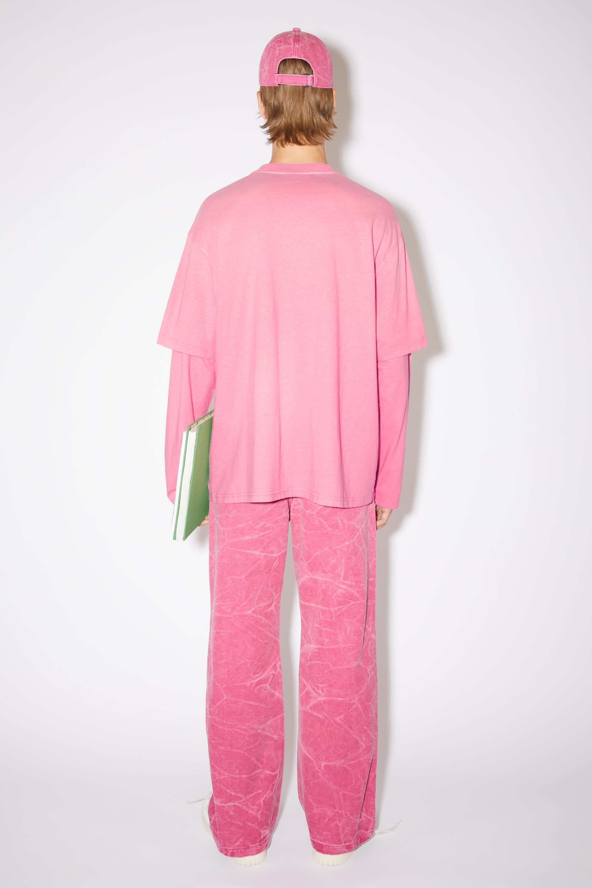 Layered t-shirt - Bubblegum pink - 3
