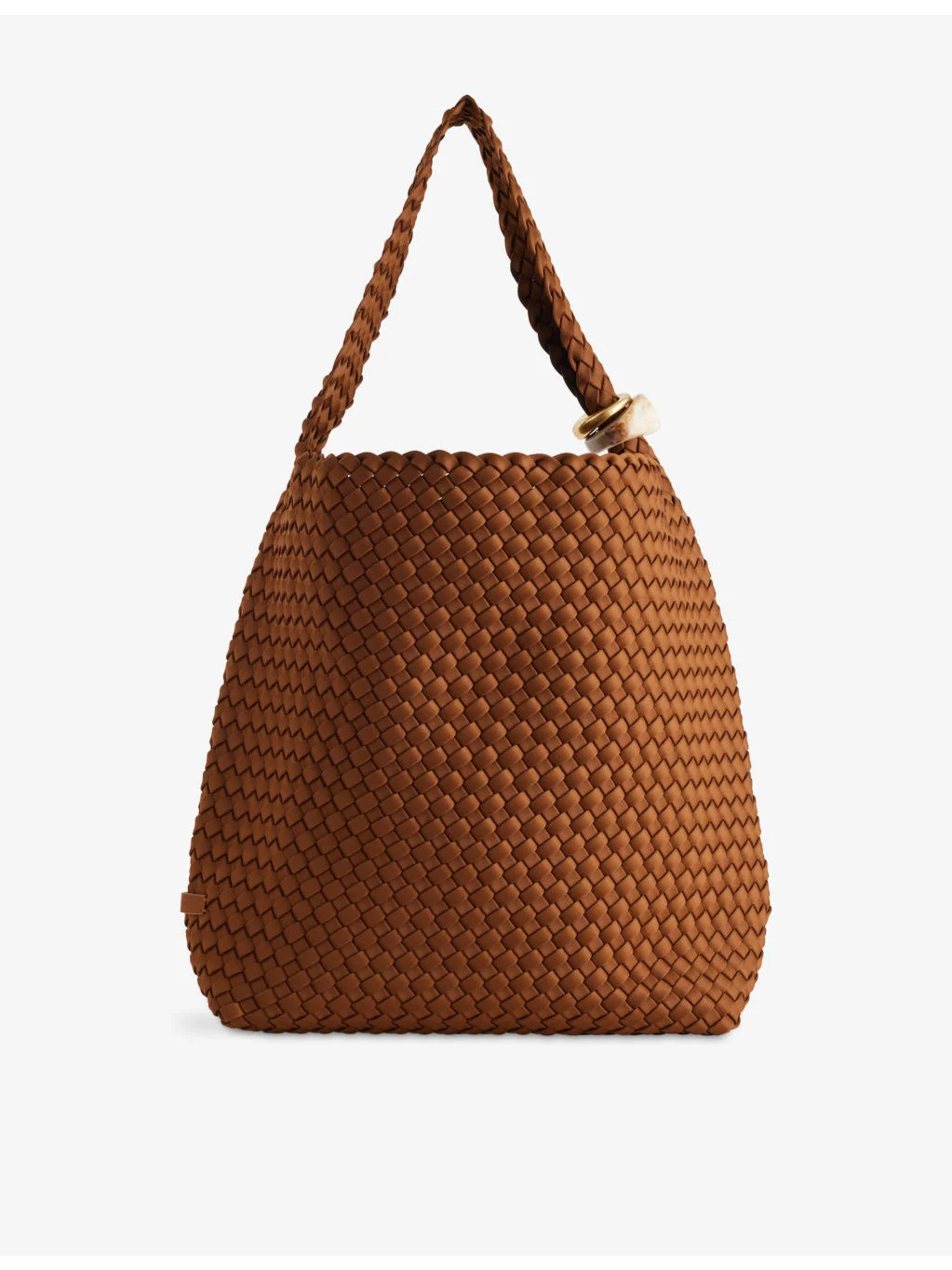 Nomad Beaded Medium Woven Hobo Bag - 1