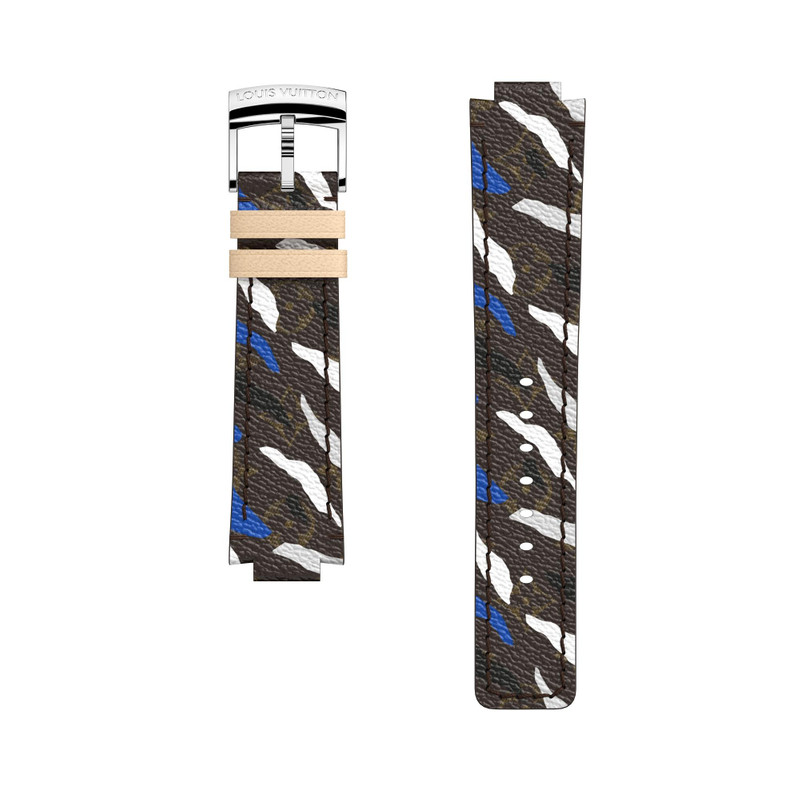 LVxLoL Tambour Camouflage Monogram Strap 1