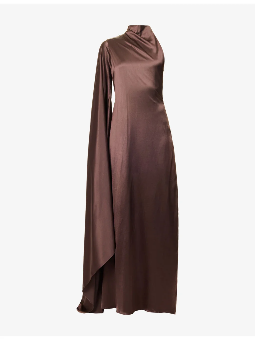 Patty Asymmetric Silk Maxi Dress - 1